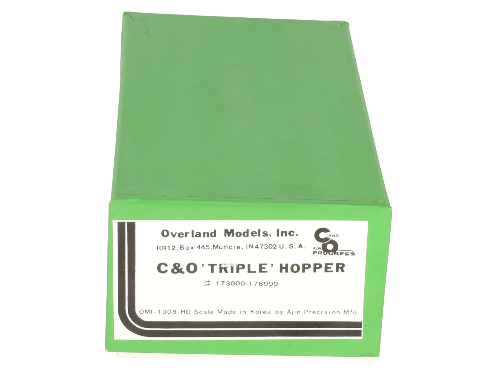 Overland OMI-1308 HO BRASS C&O Triple Hopper - Unpainted LN/Box