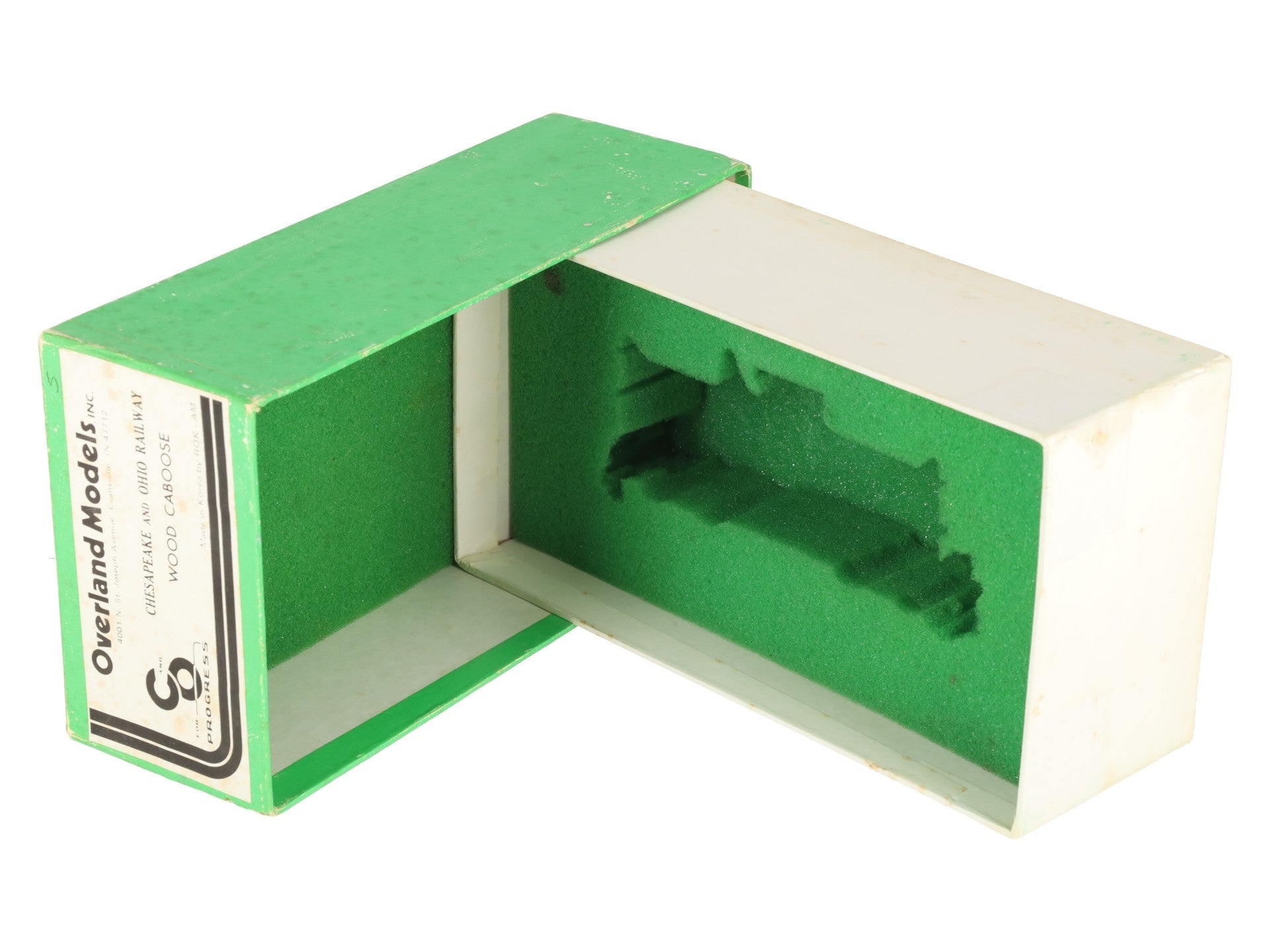 Overland BRASS HO Scale Chesapeake & Ohio Wood Caboose EX/Box