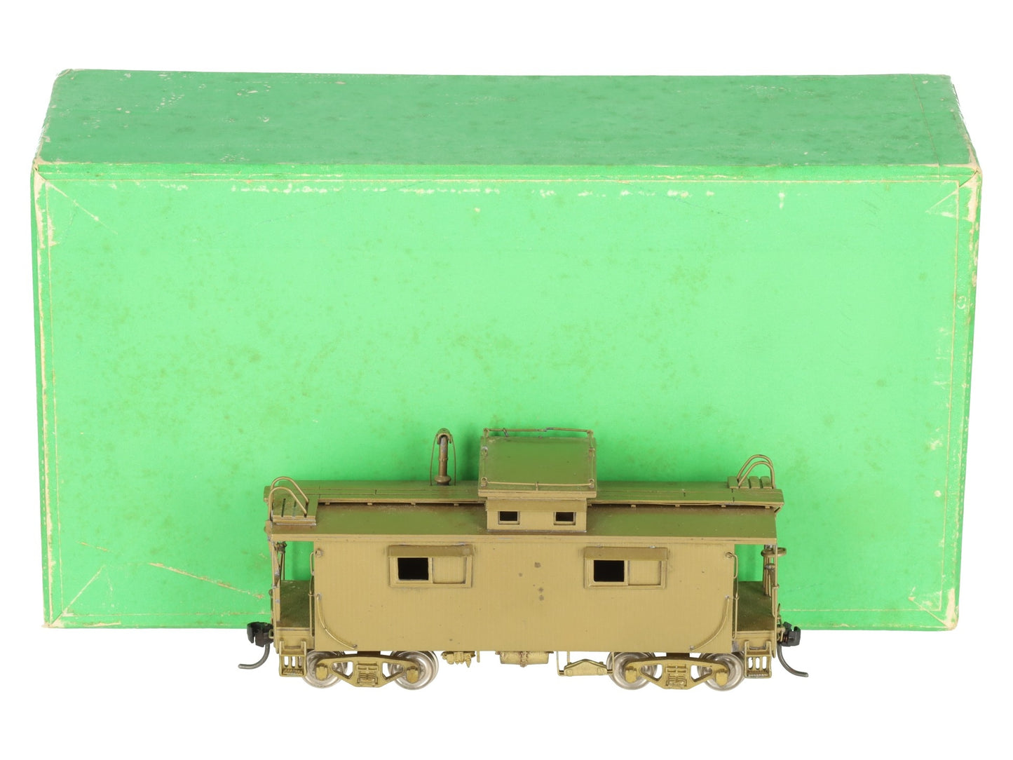 Overland BRASS HO Scale Chesapeake & Ohio Wood Caboose EX/Box