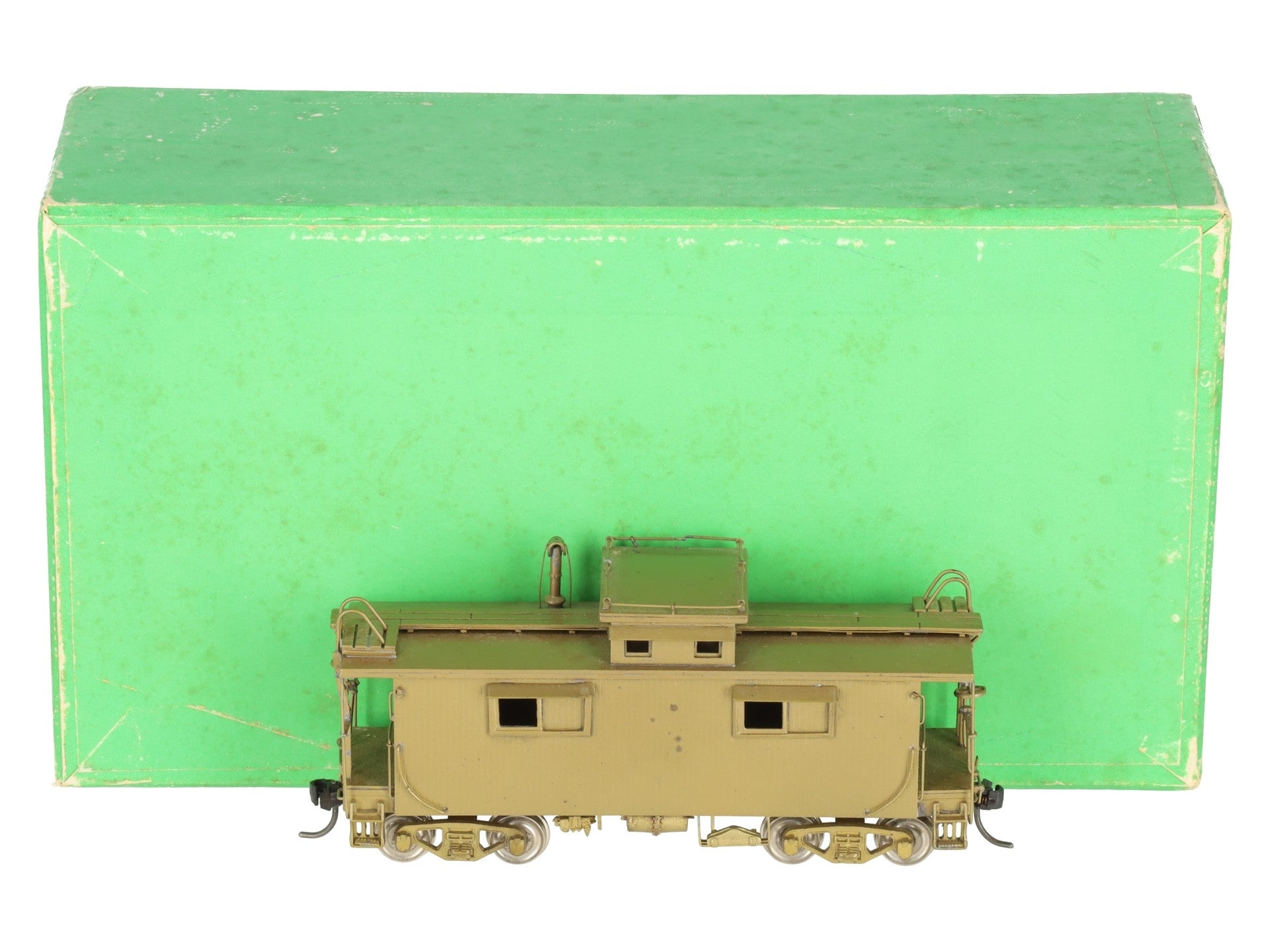 Overland BRASS HO Scale Chesapeake & Ohio Wood Caboose EX/Box