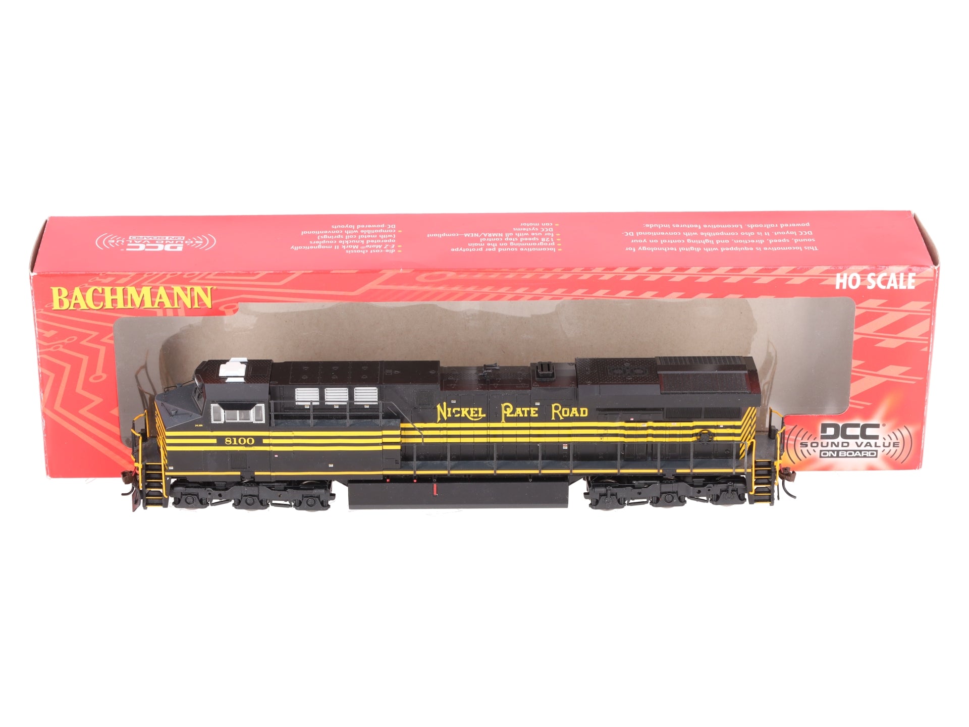 Bachmann 65405 HO Nickel Plate Road GE ES44AC Diesel Locomotive Sound/DCC #8100  LN/Box