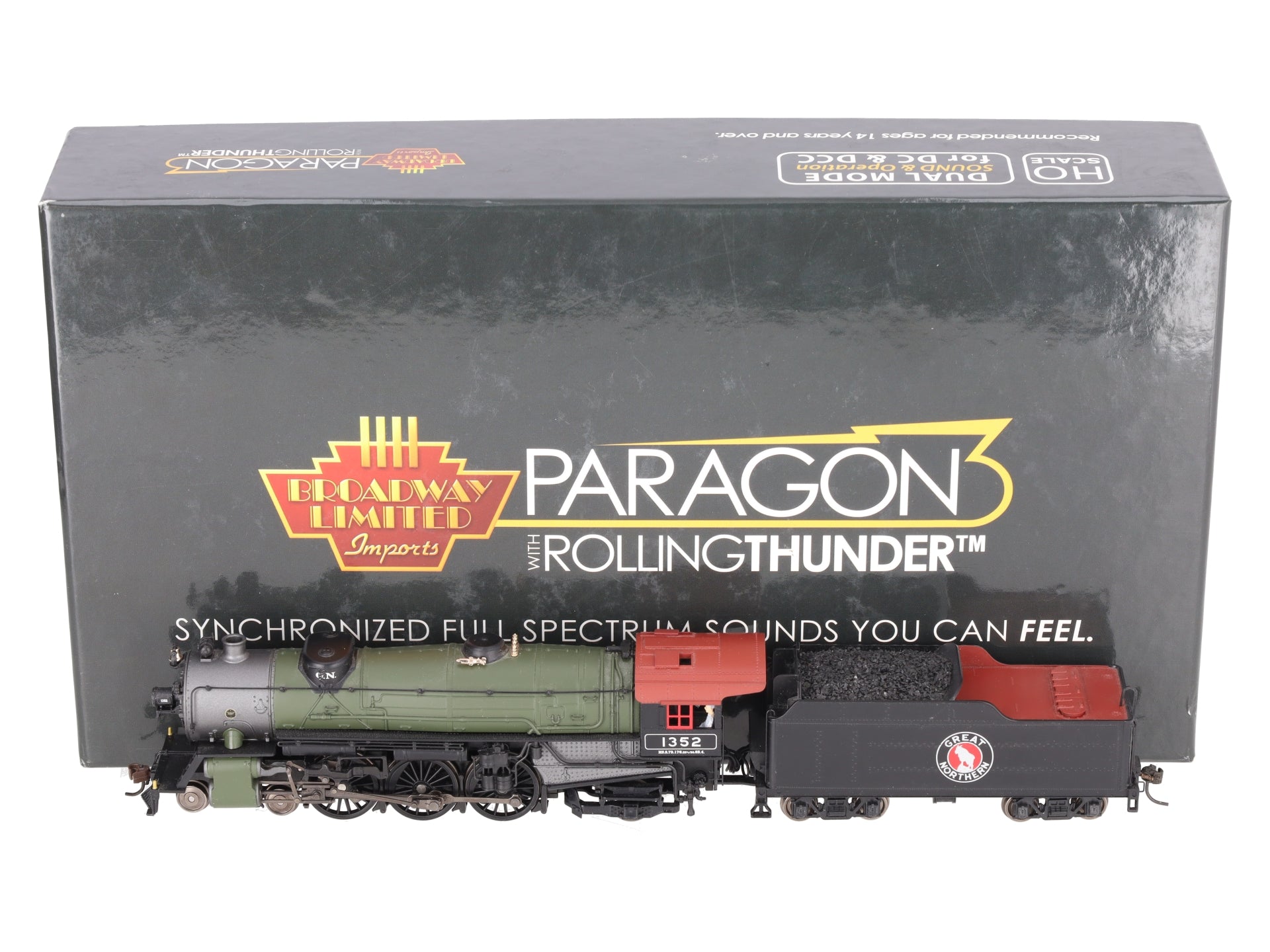 Broadway Limited 4610 HO Great Northern USRA Heavy Pacific 4-6-2 #1352 LN/Box