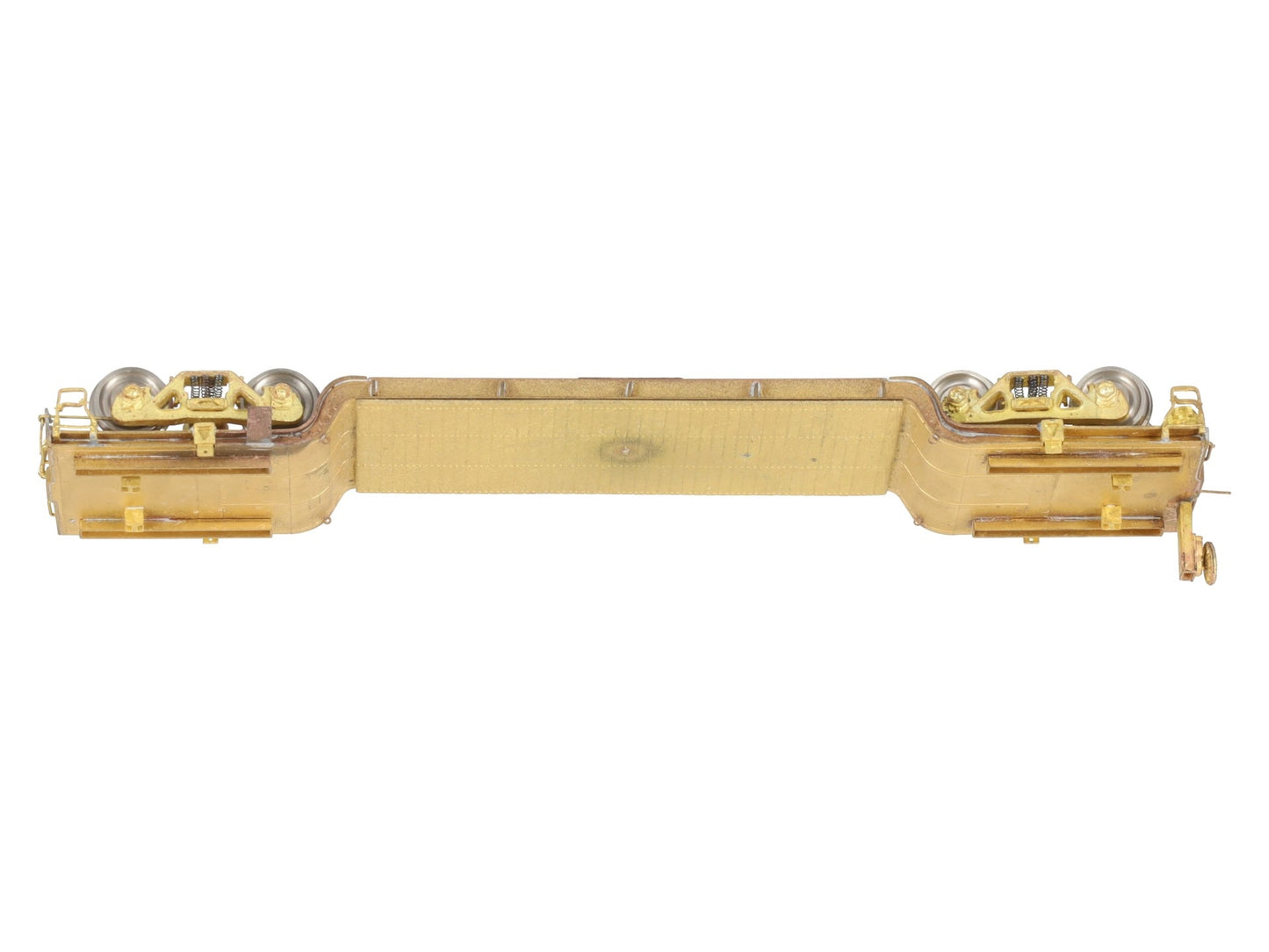 Overland OMI-3080 HO Scale BRASS Center Flat Car -Unpainted EX/Box