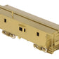 Overland OMI-1136 HO Scale BRASS CSS&SB B-W 29ft Steel Caboose Car EX/Box