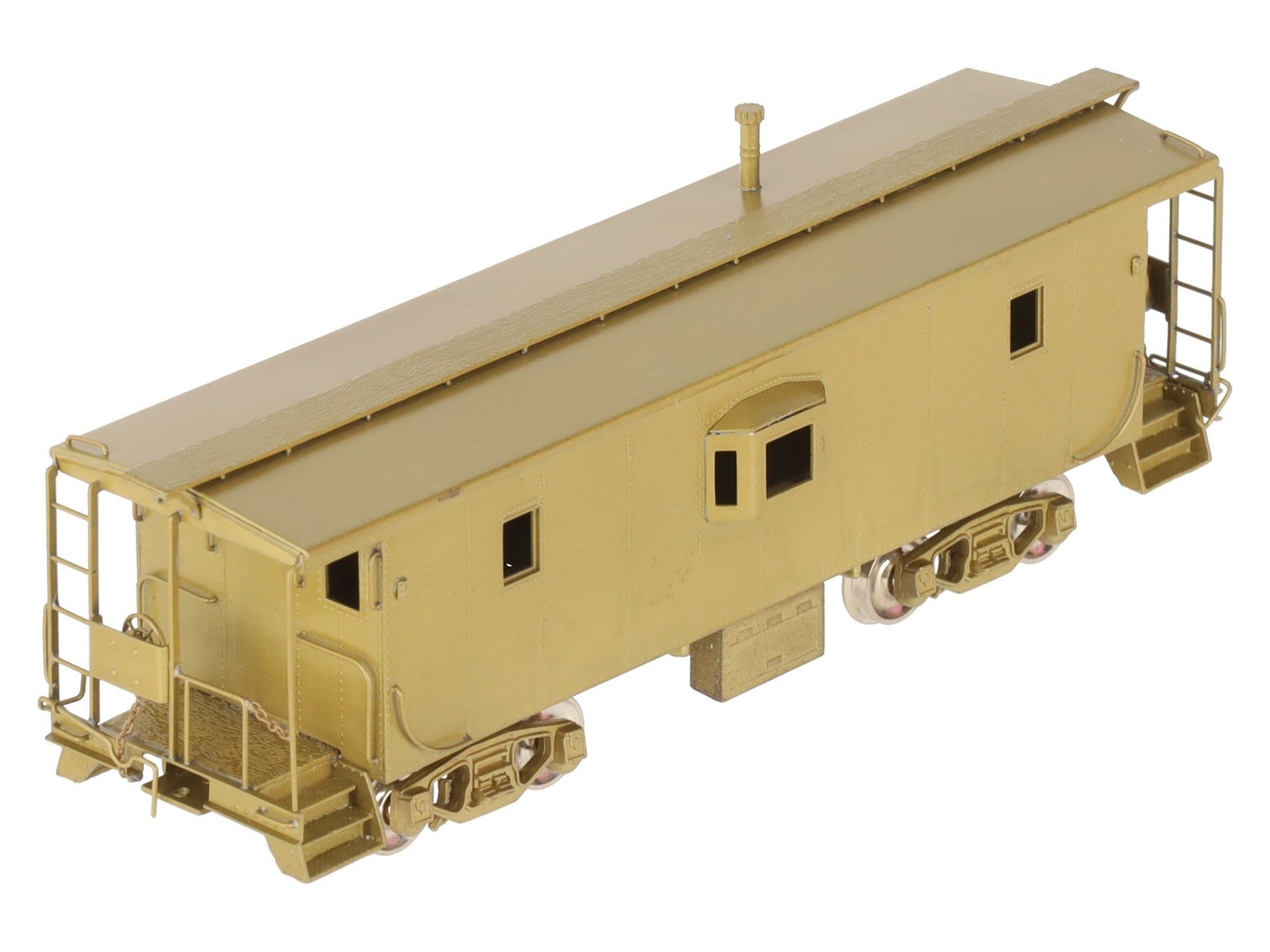 Overland OMI-1136 HO Scale BRASS CSS&SB B-W 29ft Steel Caboose Car EX/Box