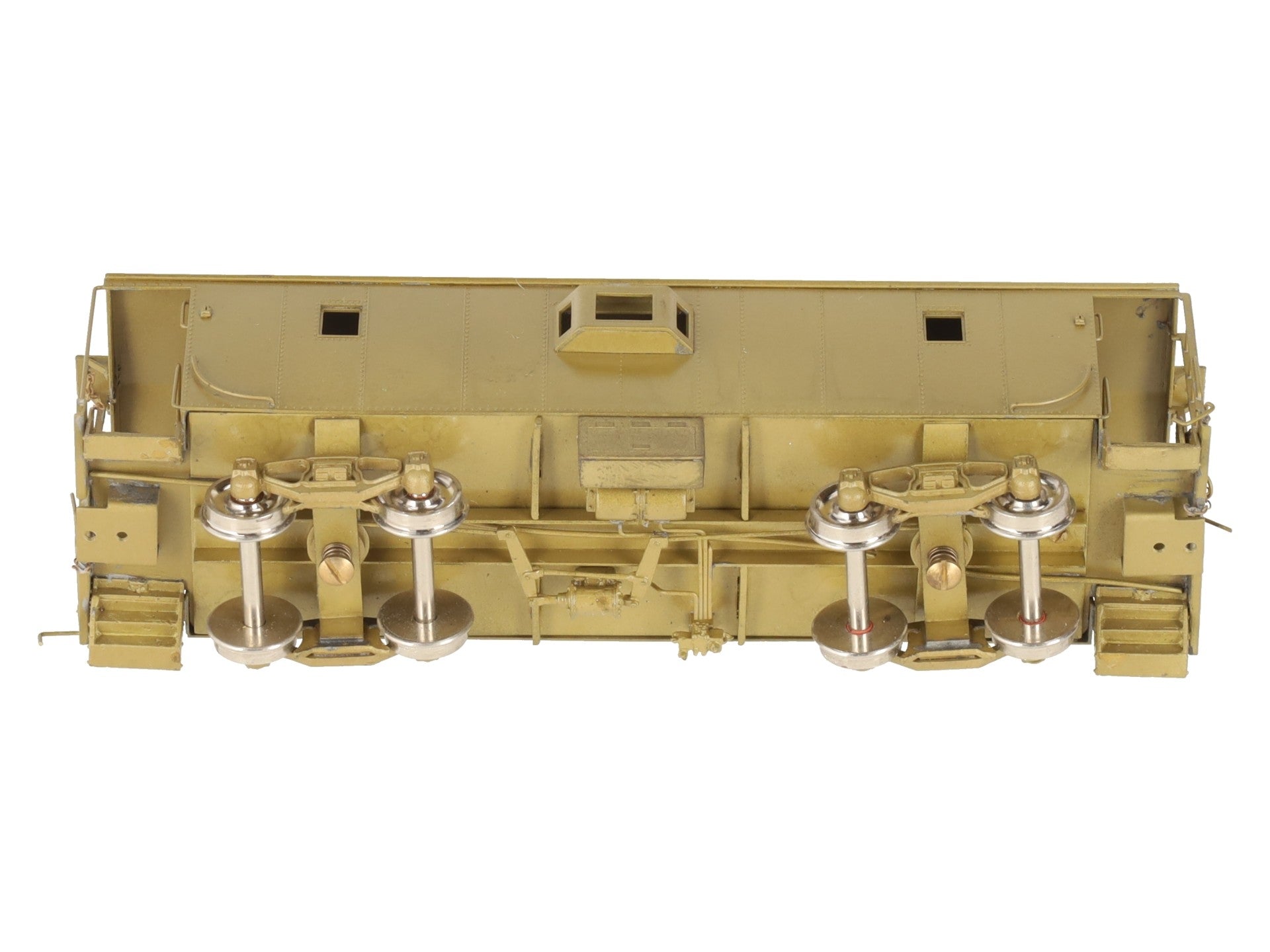 Overland OMI-1136 HO Scale BRASS CSS&SB B-W 29ft Steel Caboose Car EX/Box