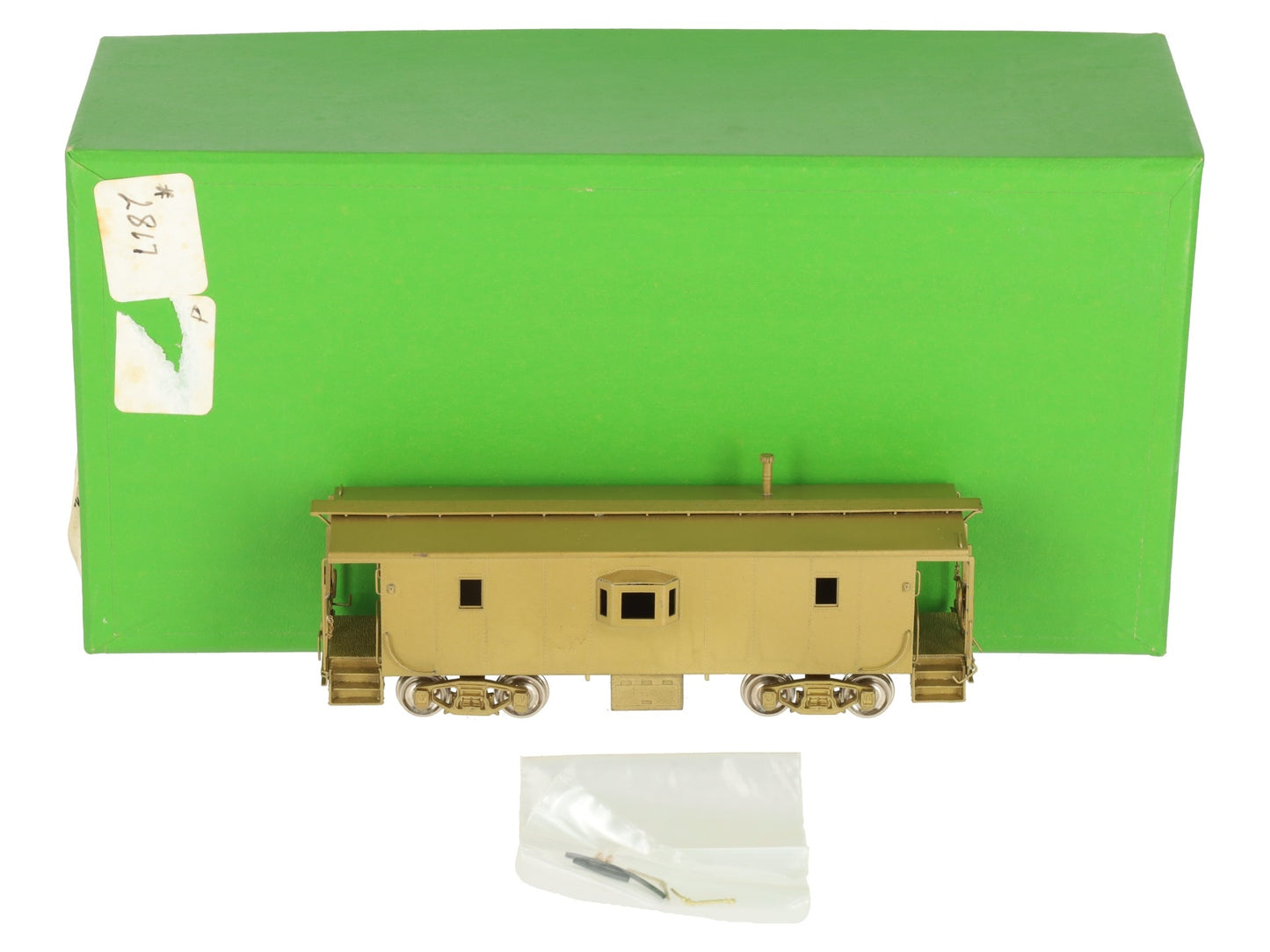 Overland OMI-1136 HO Scale BRASS CSS&SB B-W 29ft Steel Caboose Car EX/Box