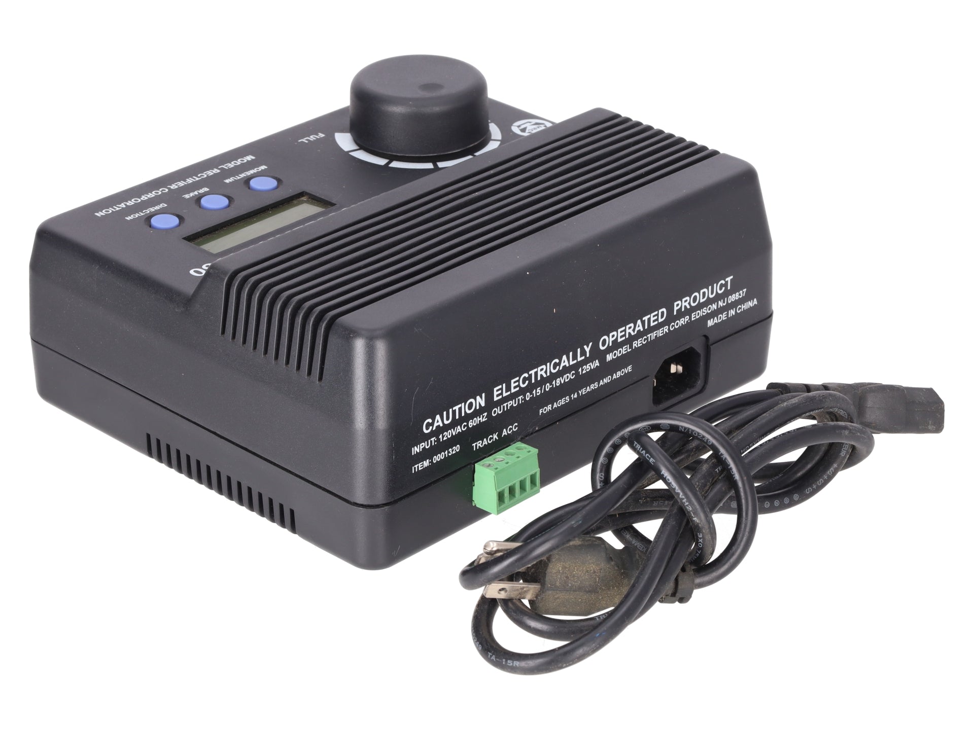 MRC 0001320  Throttlepack 9950 Train Controller with LCD Meters EX