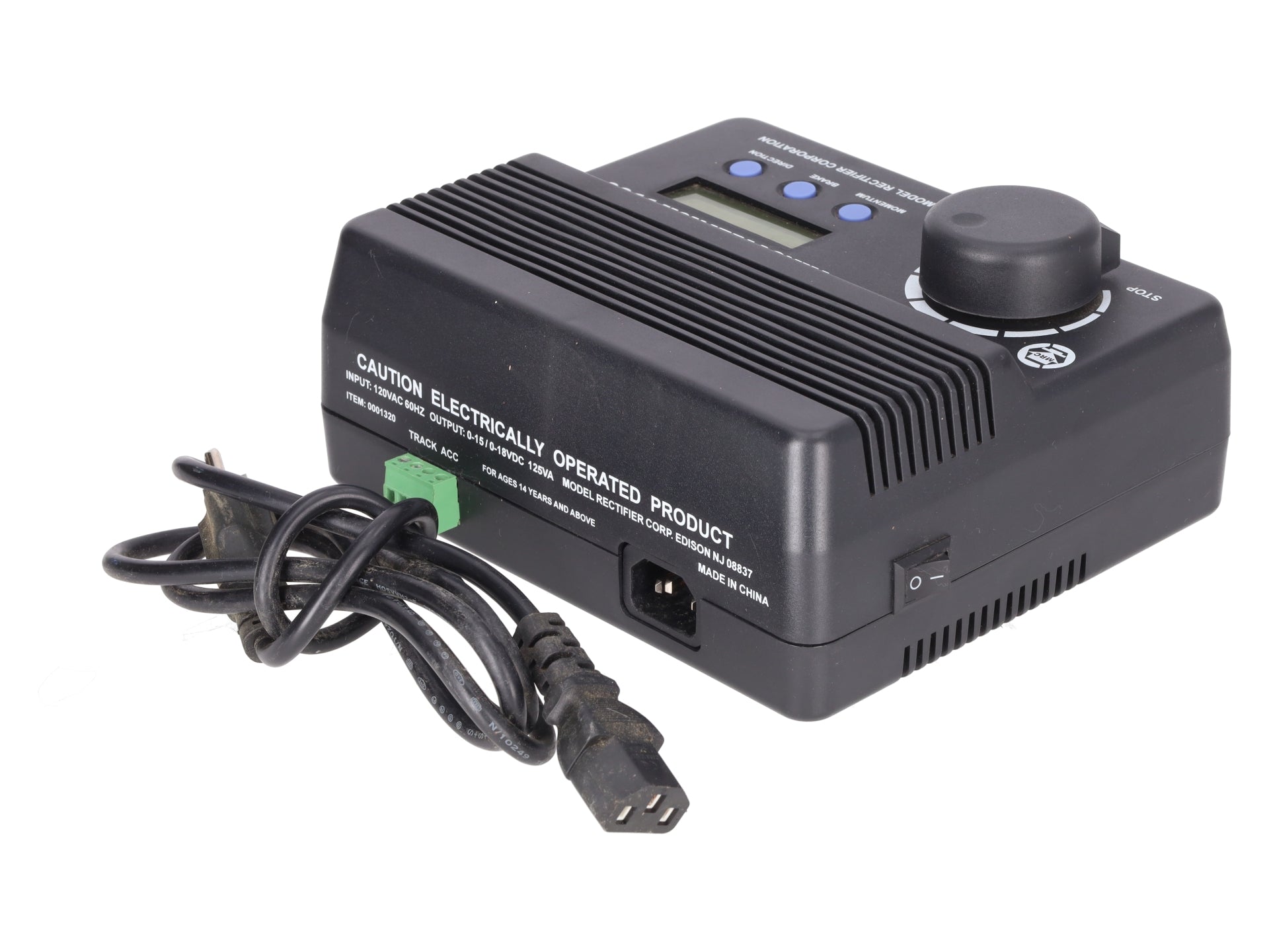 MRC 0001320  Throttlepack 9950 Train Controller with LCD Meters EX