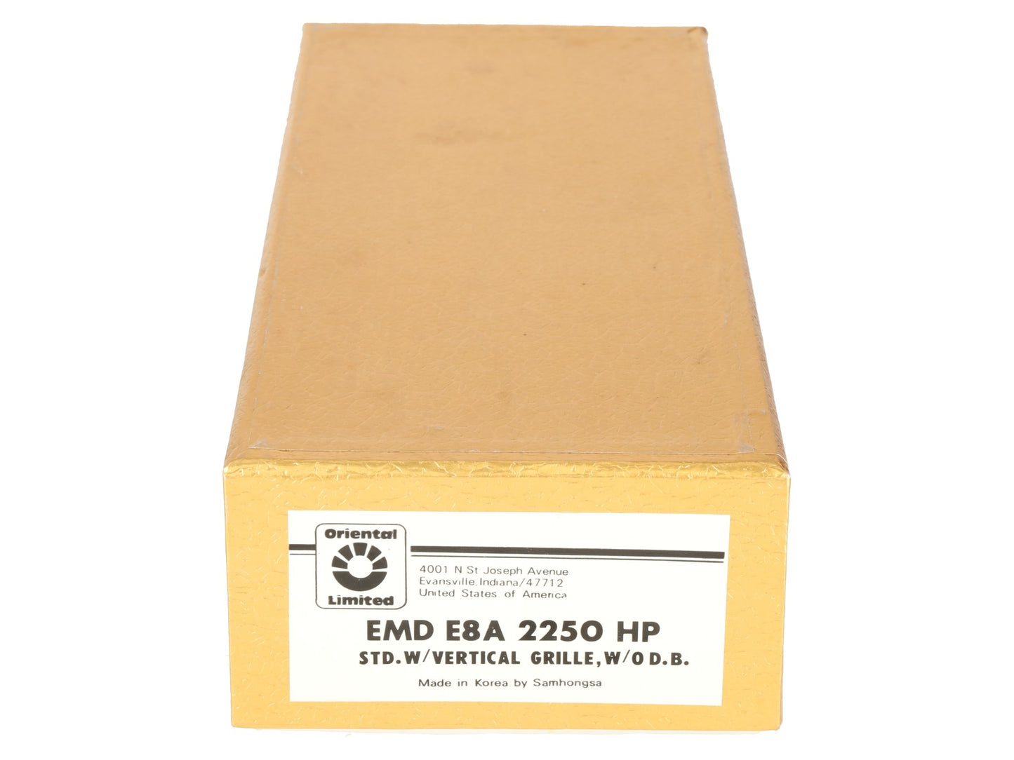 Oriental Limited HO Scale BRASS EMD E8A 2250HP Diesel Loco w/ Vertical Grille EX/Box