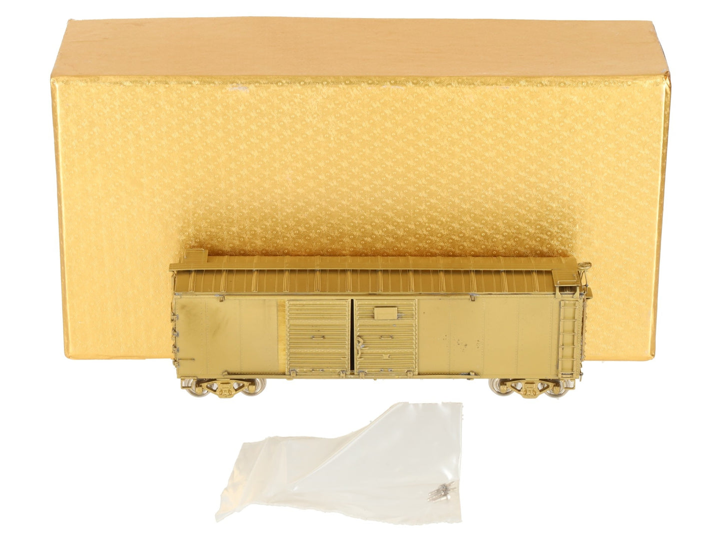 Oriental Limited 0894 HO BRASS C&O Auto Box Car -Unpainted EX/Box