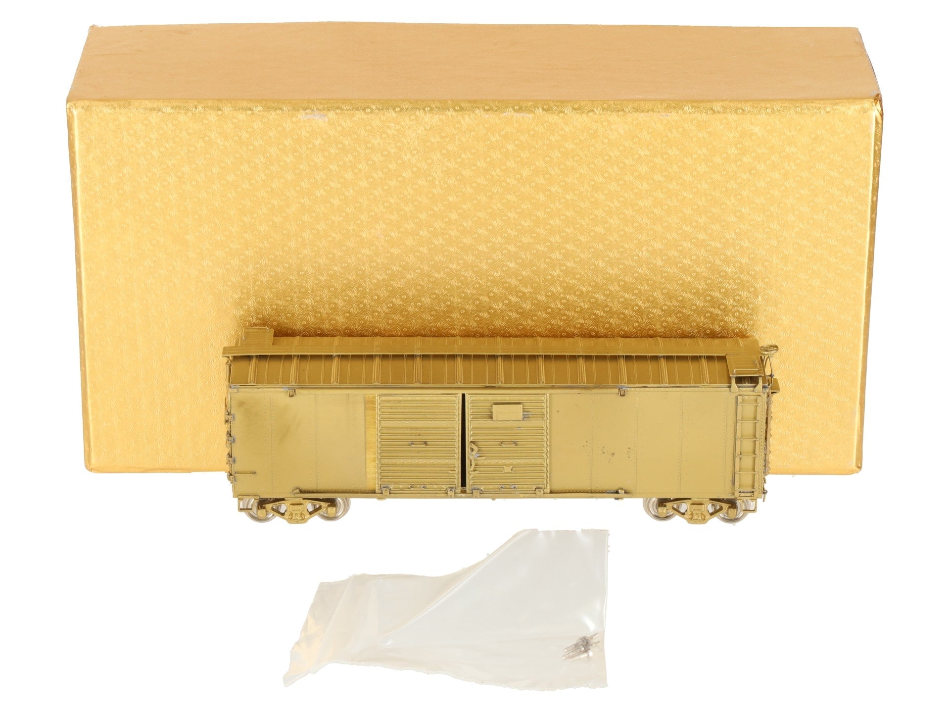 Oriental Limited 0894 HO BRASS C&O Auto Box Car -Unpainted EX/Box