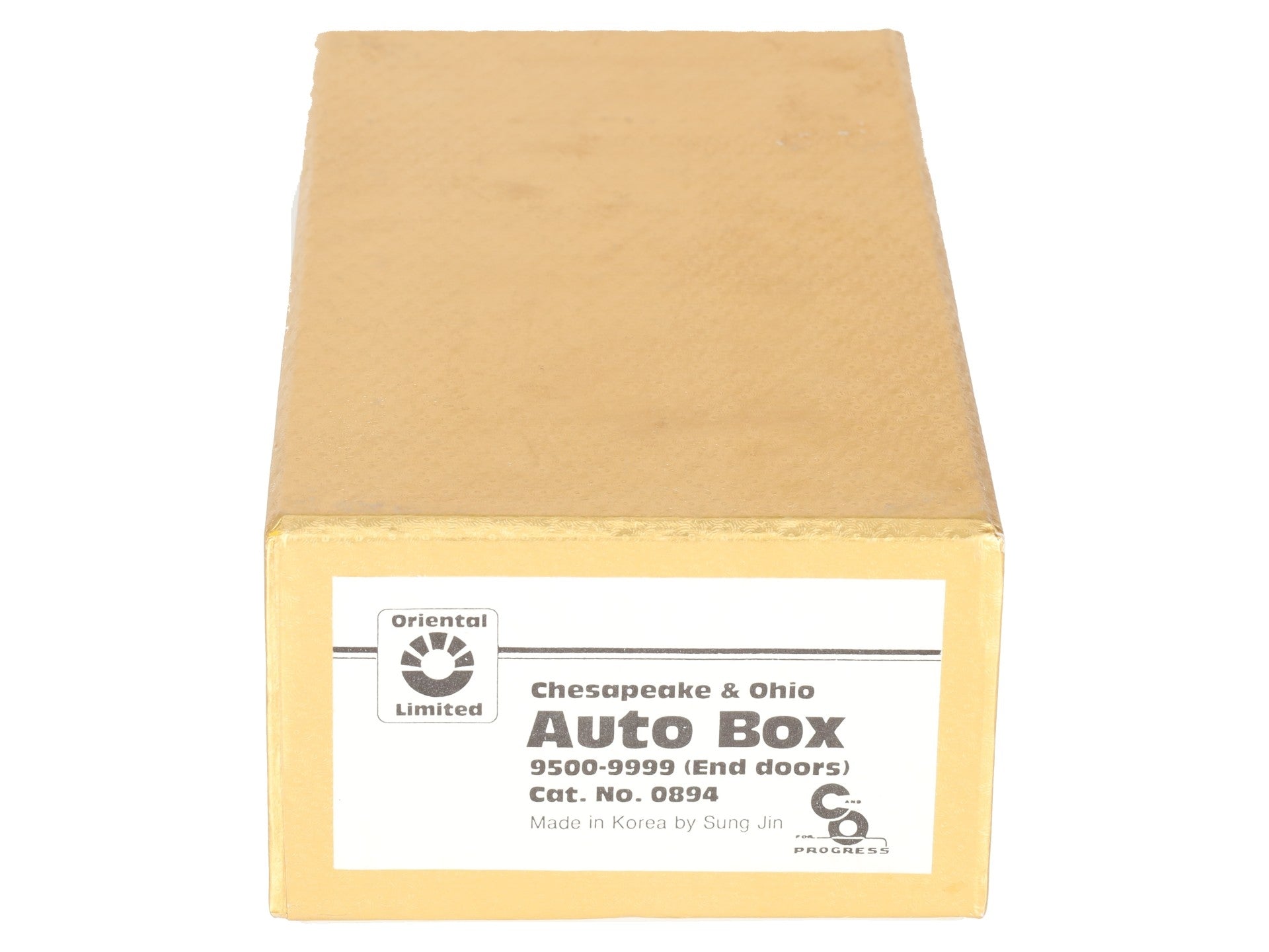 Oriental Limited 0894 HO BRASS C&O Auto Box Car EX/Box
