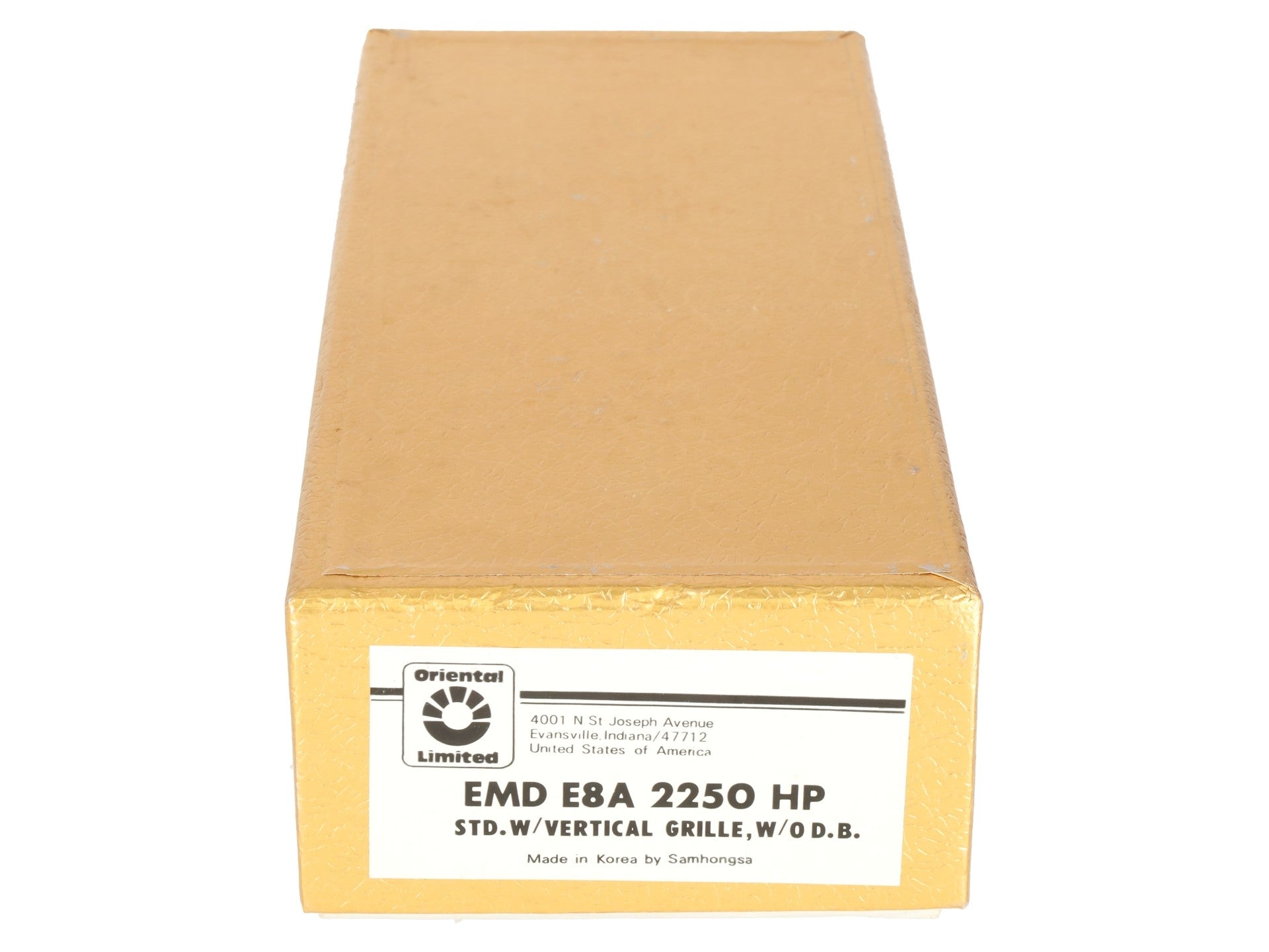 Oriental Limited HO Scale BRASS EMD E8A 2250HP Diesel Loco w/ Vertical Grille LN/Box