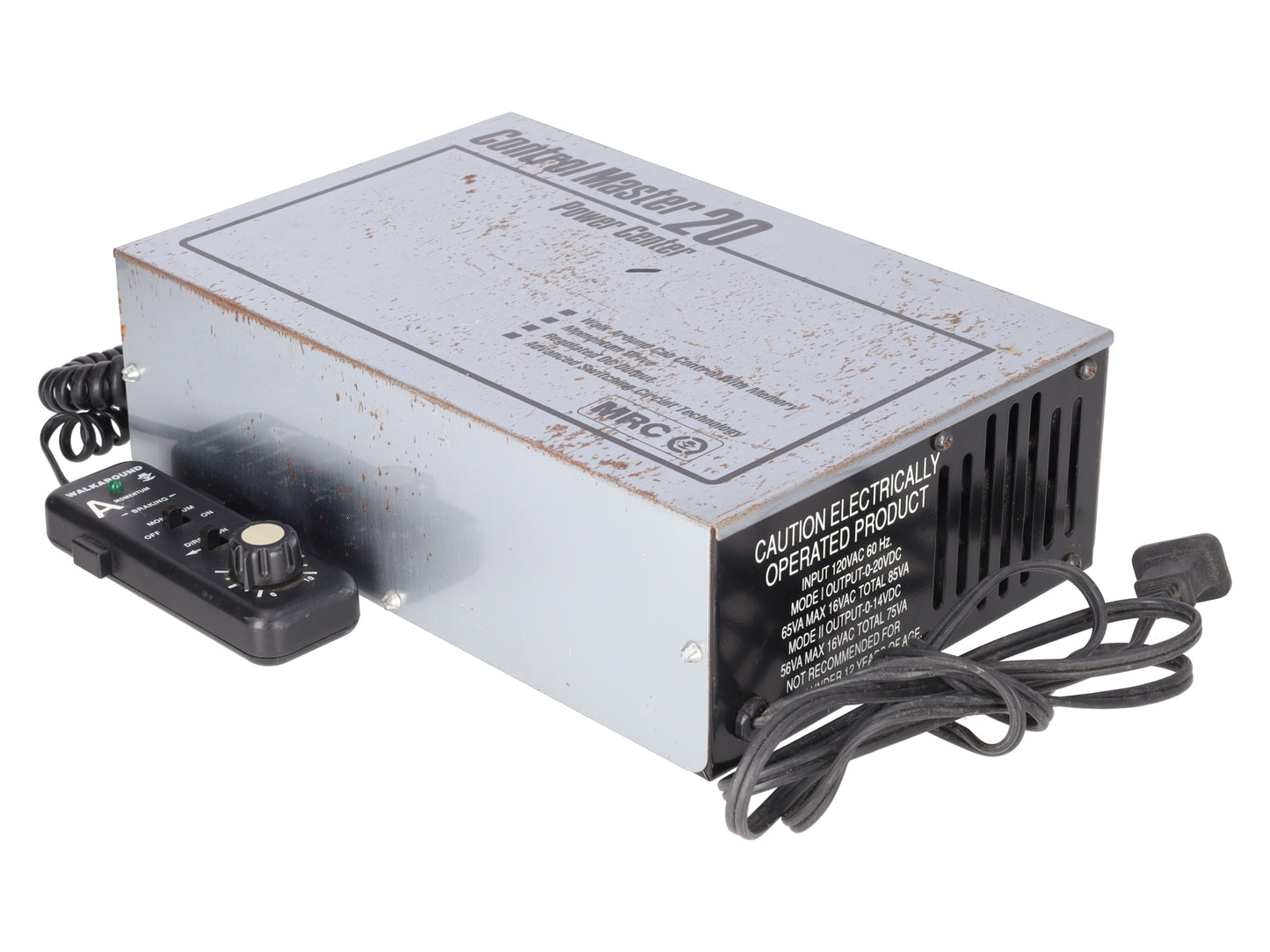 MRC AA444/No wires HO, N or G Control Master 20 Power Supply 85VA VG