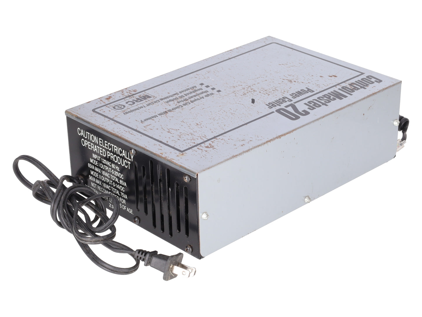 MRC AA444/No wires HO, N or G Control Master 20 Power Supply 85VA VG
