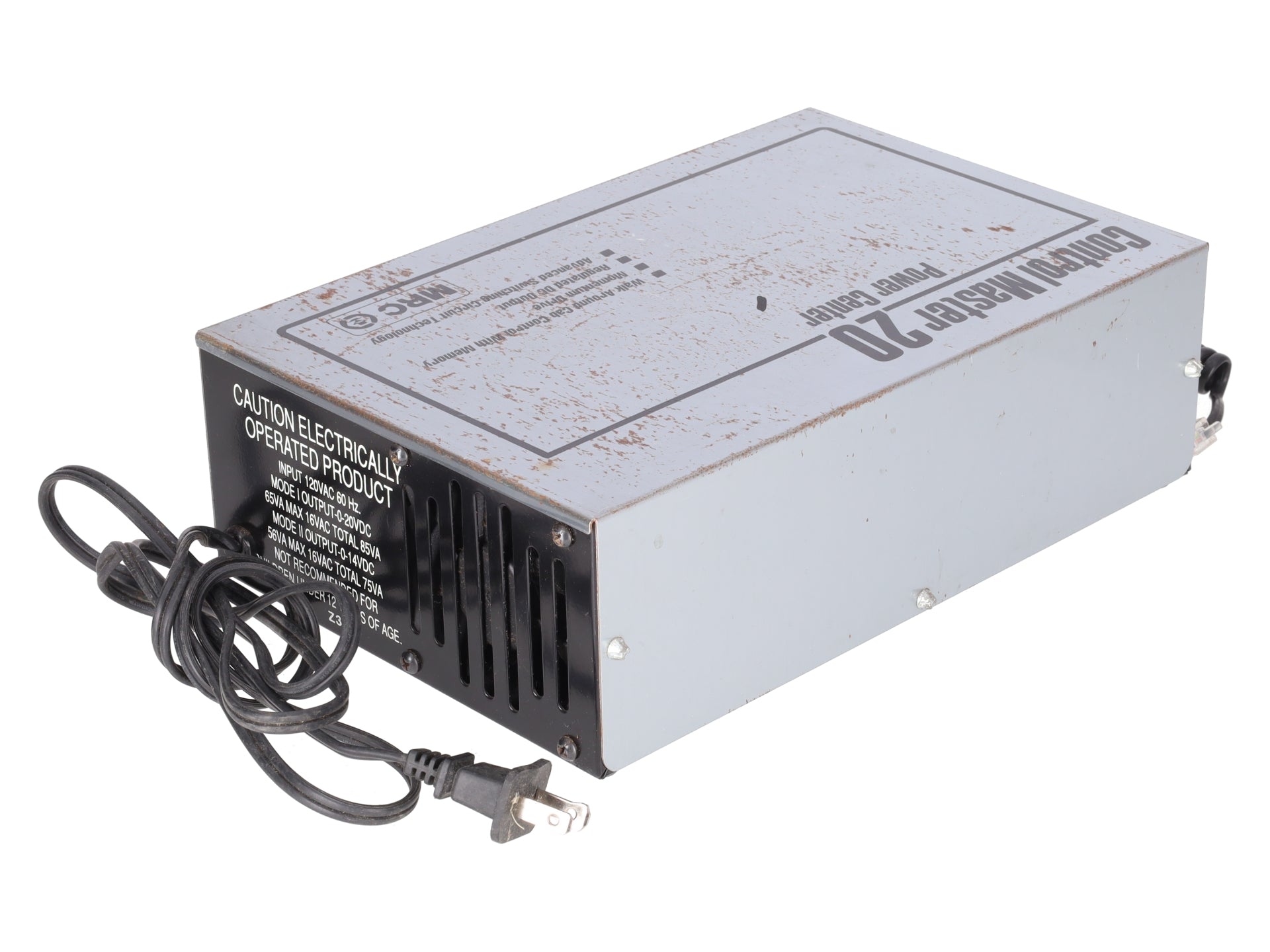 MRC AA444/No wires HO, N or G Control Master 20 Power Supply 85VA VG