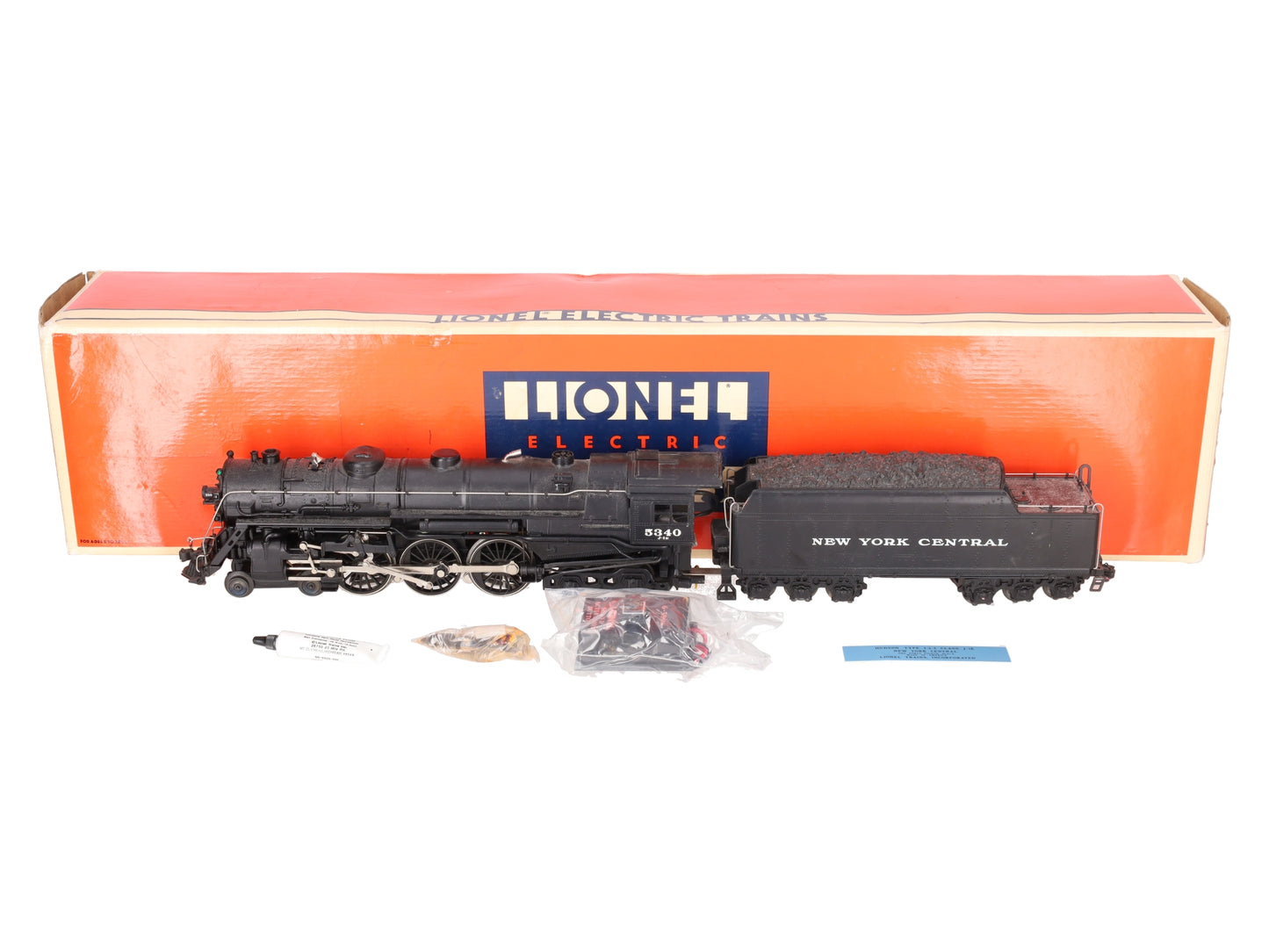 Lionel 6-18005 O Gauge NYC 4-6-4 700E Hudson Steam Loco & Tender #5340 VG/Box