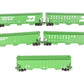 Athearn 72390 HO Scale Burlington Northern 54' PS Covered Hopper Set (Set of 5) LN/Box