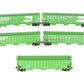 Athearn 72390 HO Scale Burlington Northern 54' PS Covered Hopper Set (Set of 5) LN/Box