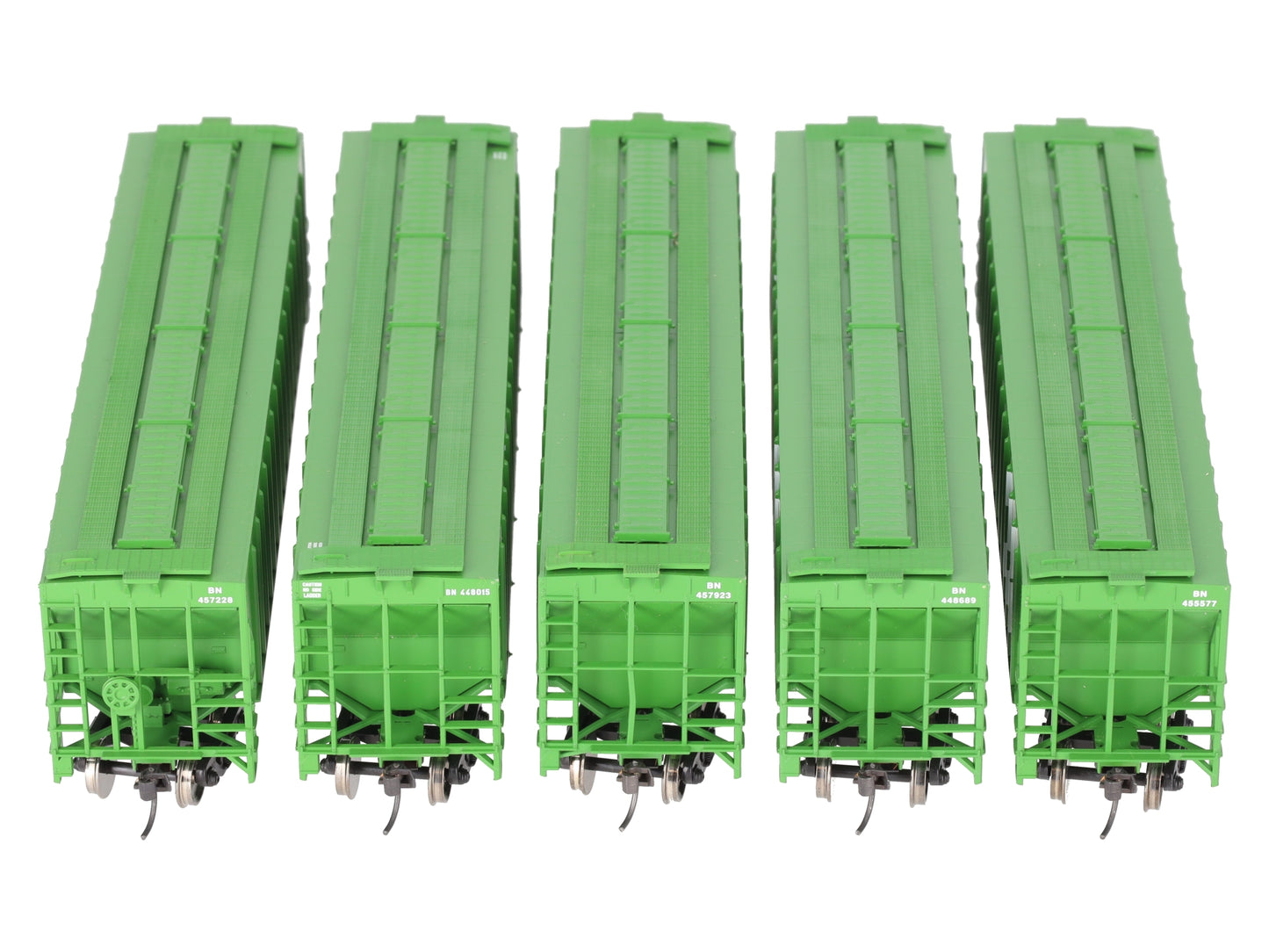 Athearn 72390 HO Scale Burlington Northern 54' PS Covered Hopper Set (Set of 5) LN/Box