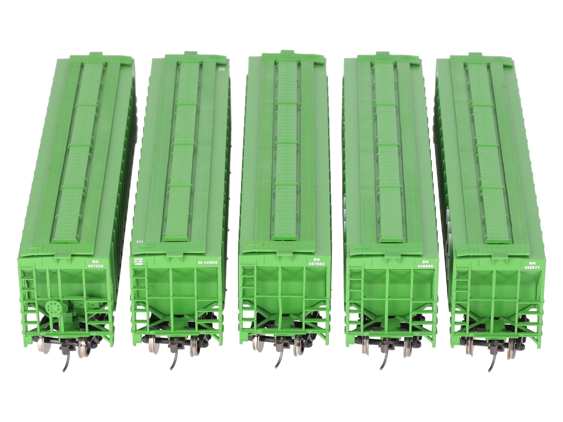 Athearn 72390 HO Scale Burlington Northern 54' PS Covered Hopper Set (Set of 5) LN/Box