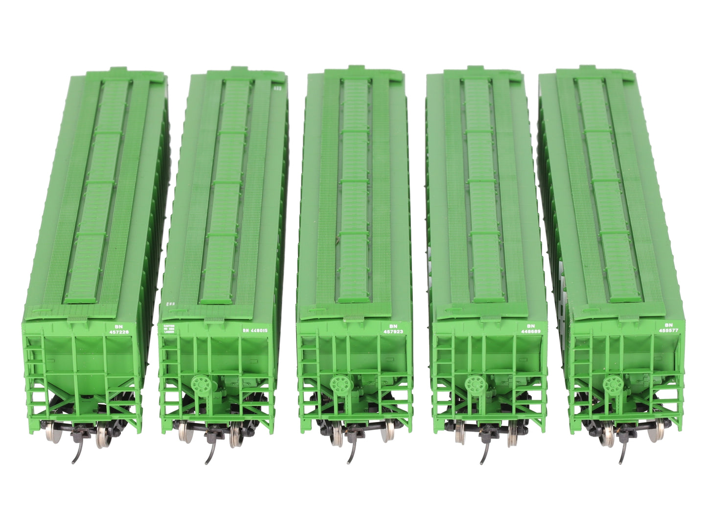 Athearn 72390 HO Scale Burlington Northern 54' PS Covered Hopper Set (Set of 5) LN/Box