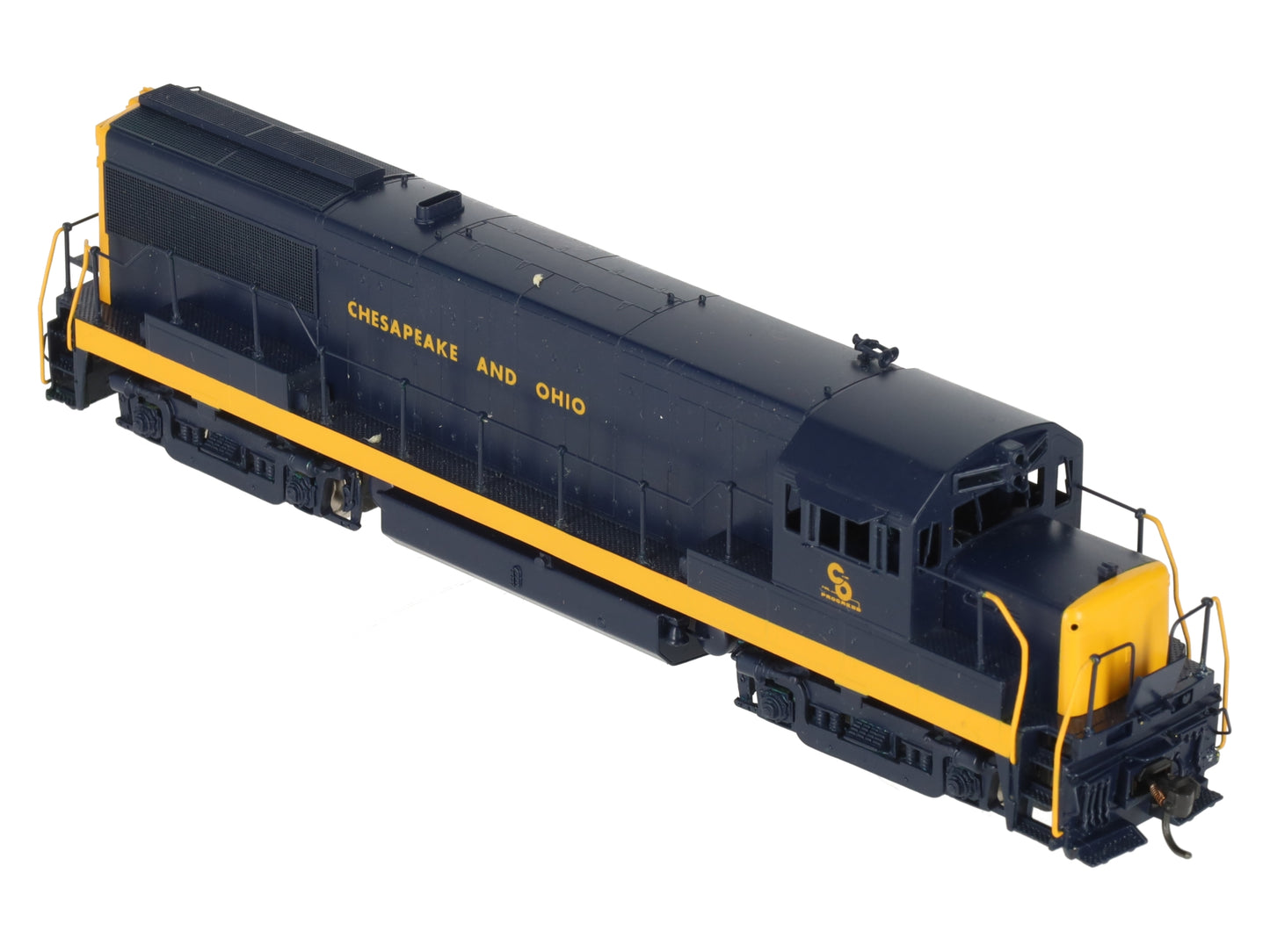 Oriental Limited HO BRASS C&O GE U25B 2500HP Diesel Engine Intermediate -Painted LN/Box
