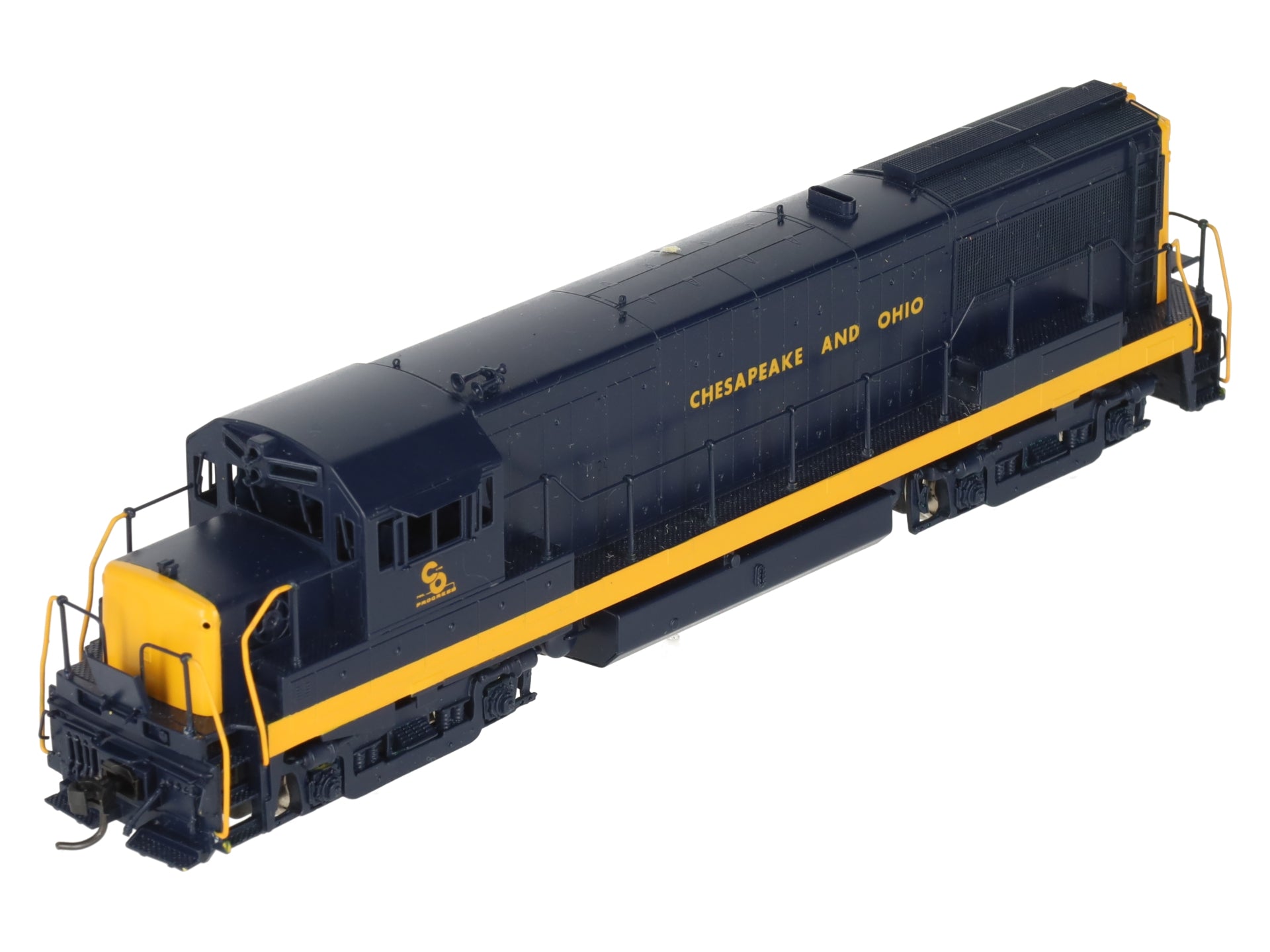 Oriental Limited HO BRASS C&O GE U25B 2500HP Diesel Engine Intermediate -Painted LN/Box