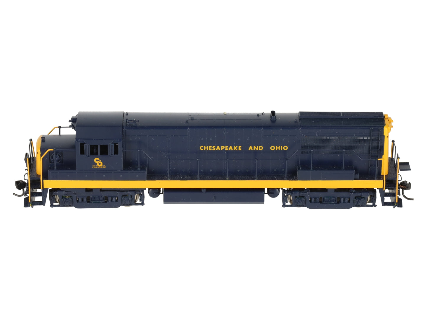 Oriental Limited HO BRASS C&O GE U25B 2500HP Diesel Engine Intermediate -Painted LN/Box