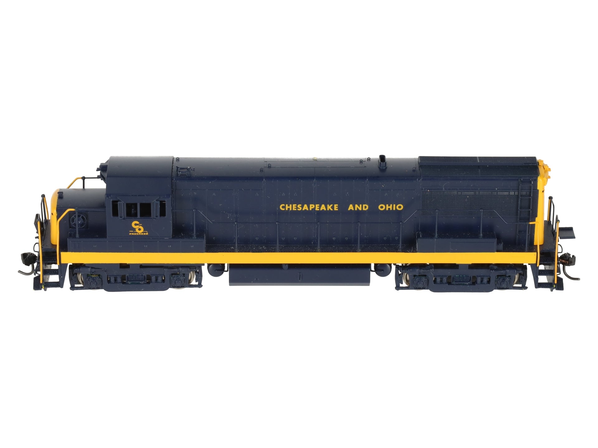 Oriental Limited HO BRASS C&O GE U25B 2500HP Diesel Engine Intermediate -Painted LN/Box
