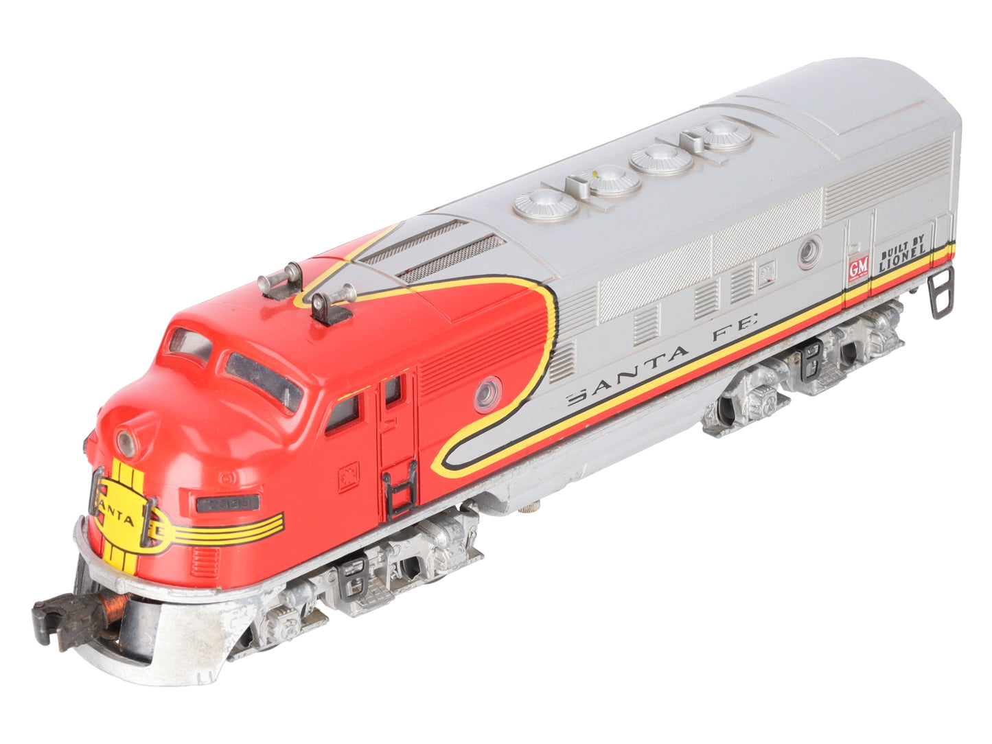 Lionel 2333 Vintage O Gauge Santa Fe F3 Powered A Diesel Locomotive EX