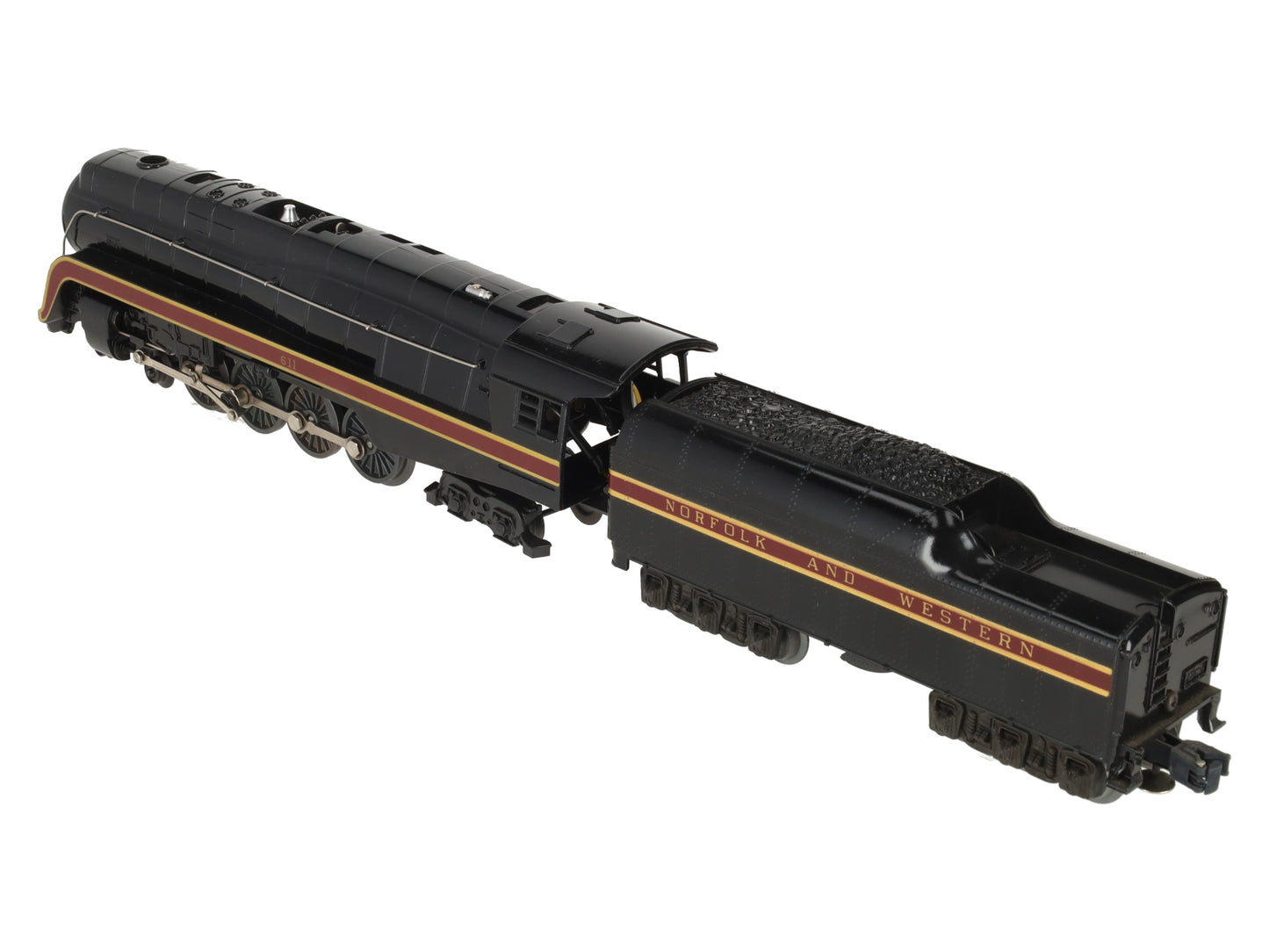 Lionel 6-8100 O Gauge Norfolk & Western 4-8-4 Steam Locomotive & Tender #611 LN/Box