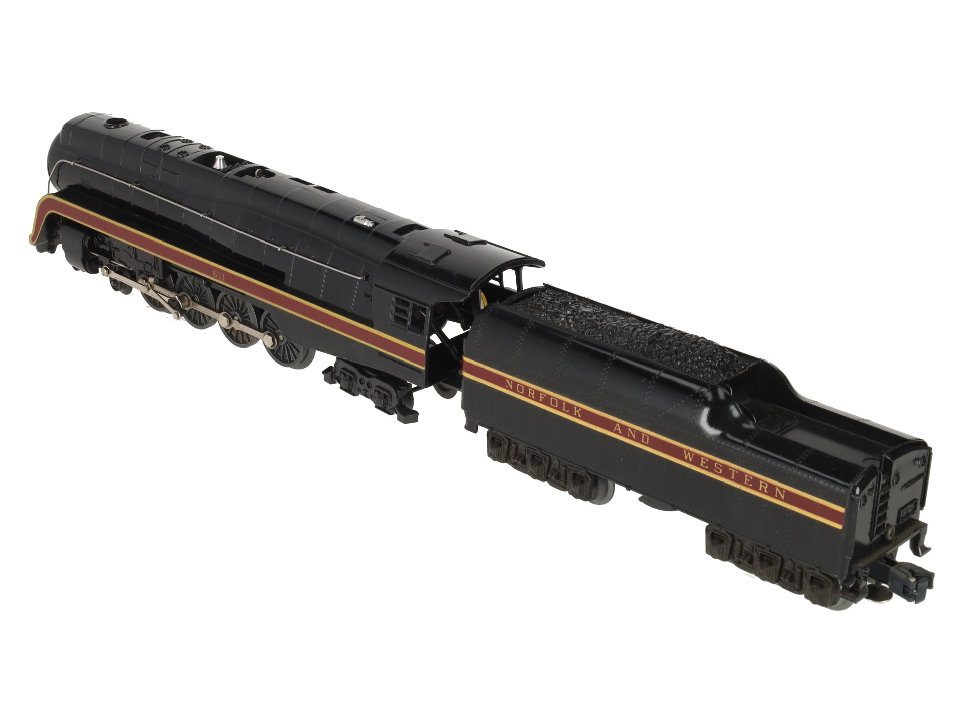 Lionel 6-8100 O Gauge Norfolk & Western 4-8-4 Steam Locomotive & Tender #611 LN/Box