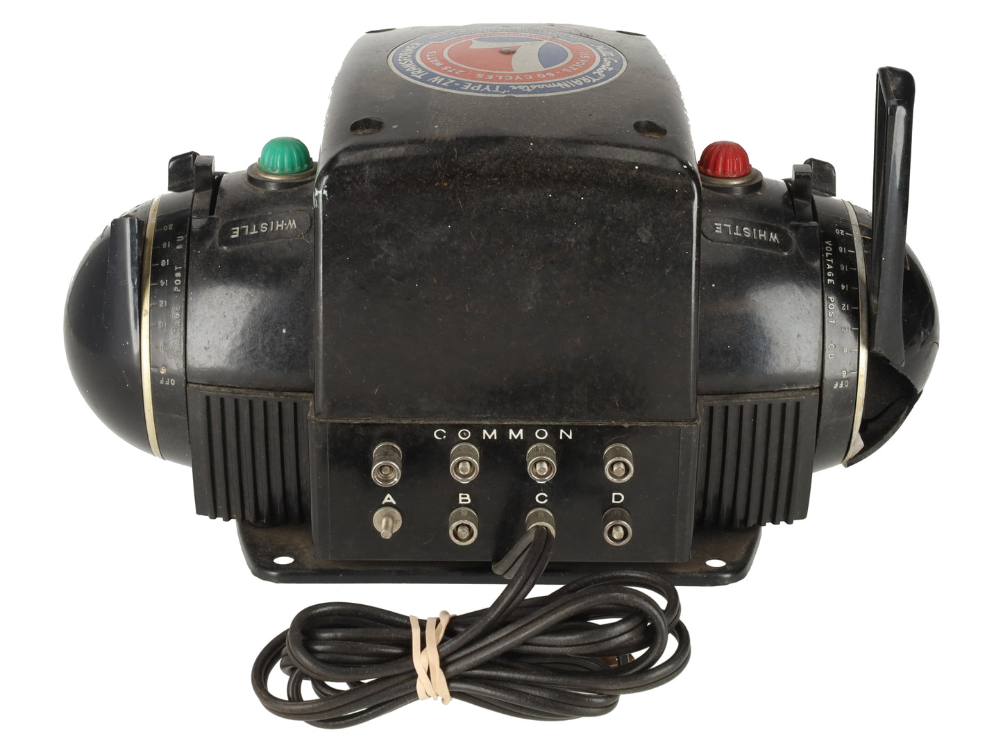 Lionel ZW O Gauge Vintage Trainmaster 275 Watt Transformer with Whistle VG