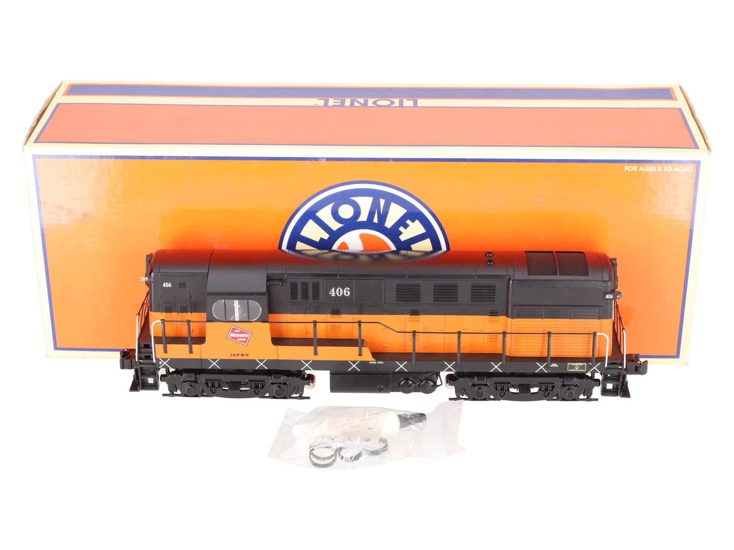 Lionel 6-28813 O Milwaukee Road H16-44 Diesel Locomotive w/TMCC #406 EX/Box