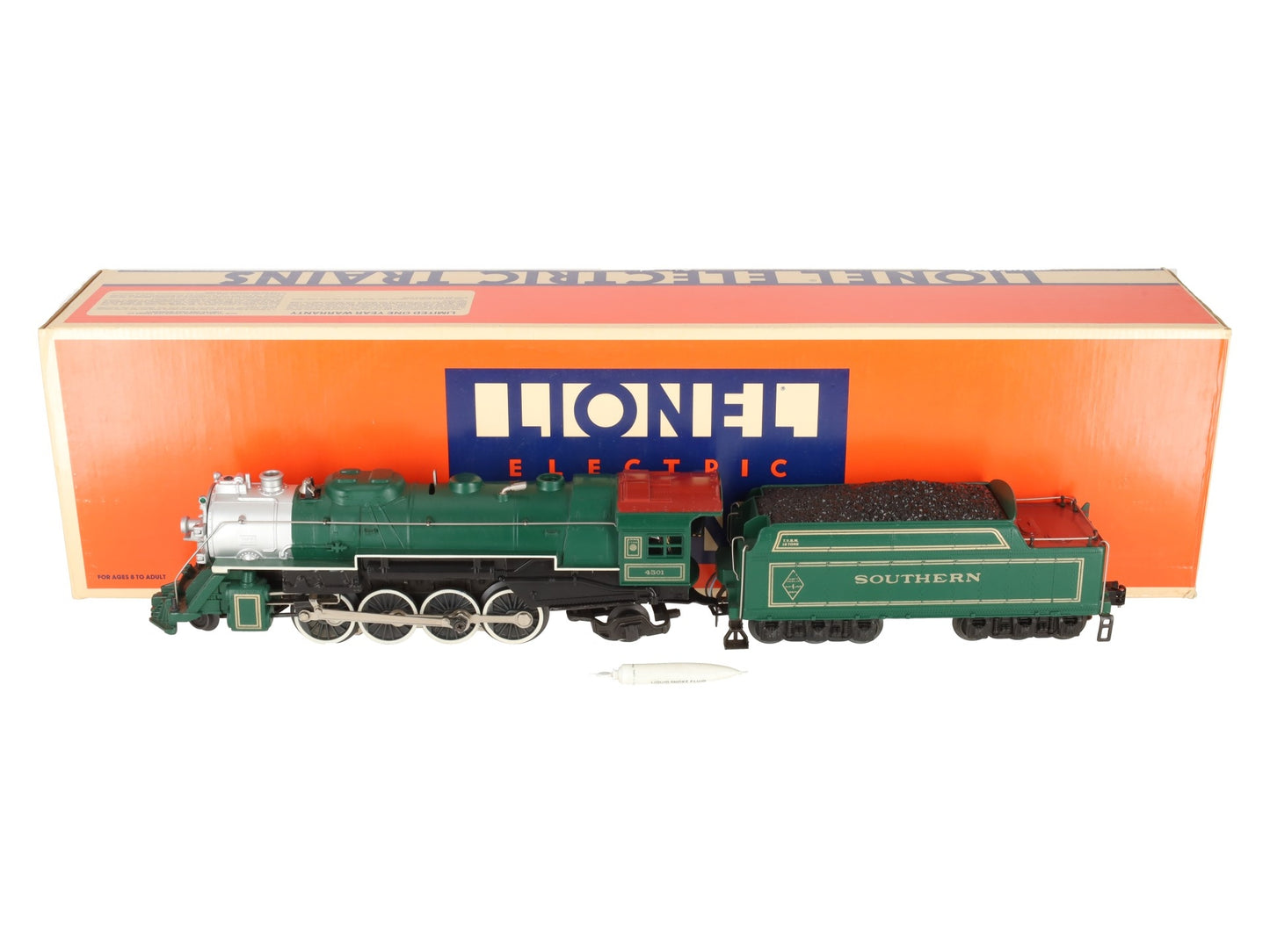 Lionel 6-8309 O Gauge Southern 2-8-2 Mikado Steam Locomotive & Tender #4501 EX/Box