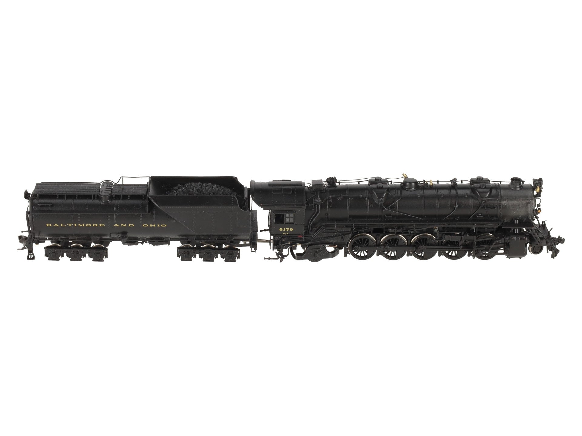 Westside Model Co. HO BRASS B&O S-1a 2-10-2 Steam Locomotive & Tender- Painted/Box