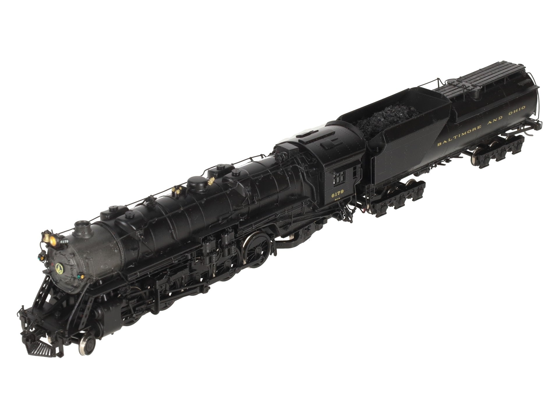Westside Model Co. HO BRASS B&O S-1a 2-10-2 Steam Locomotive & Tender- Painted/Box