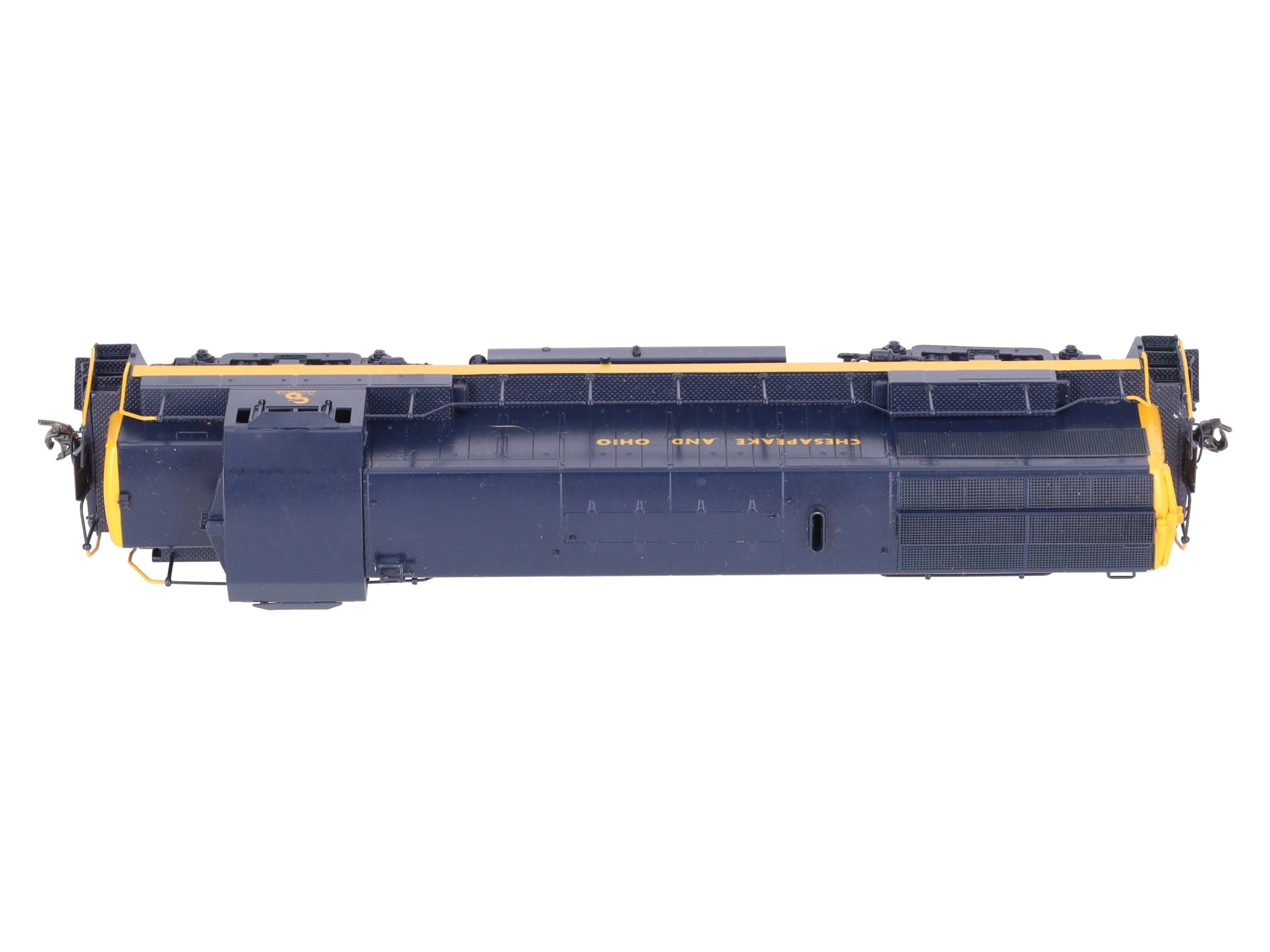 Oriental Limited HO BRASS C&O GE U25B 2500HP Diesel Engine Intermediate -Painted LN/Box