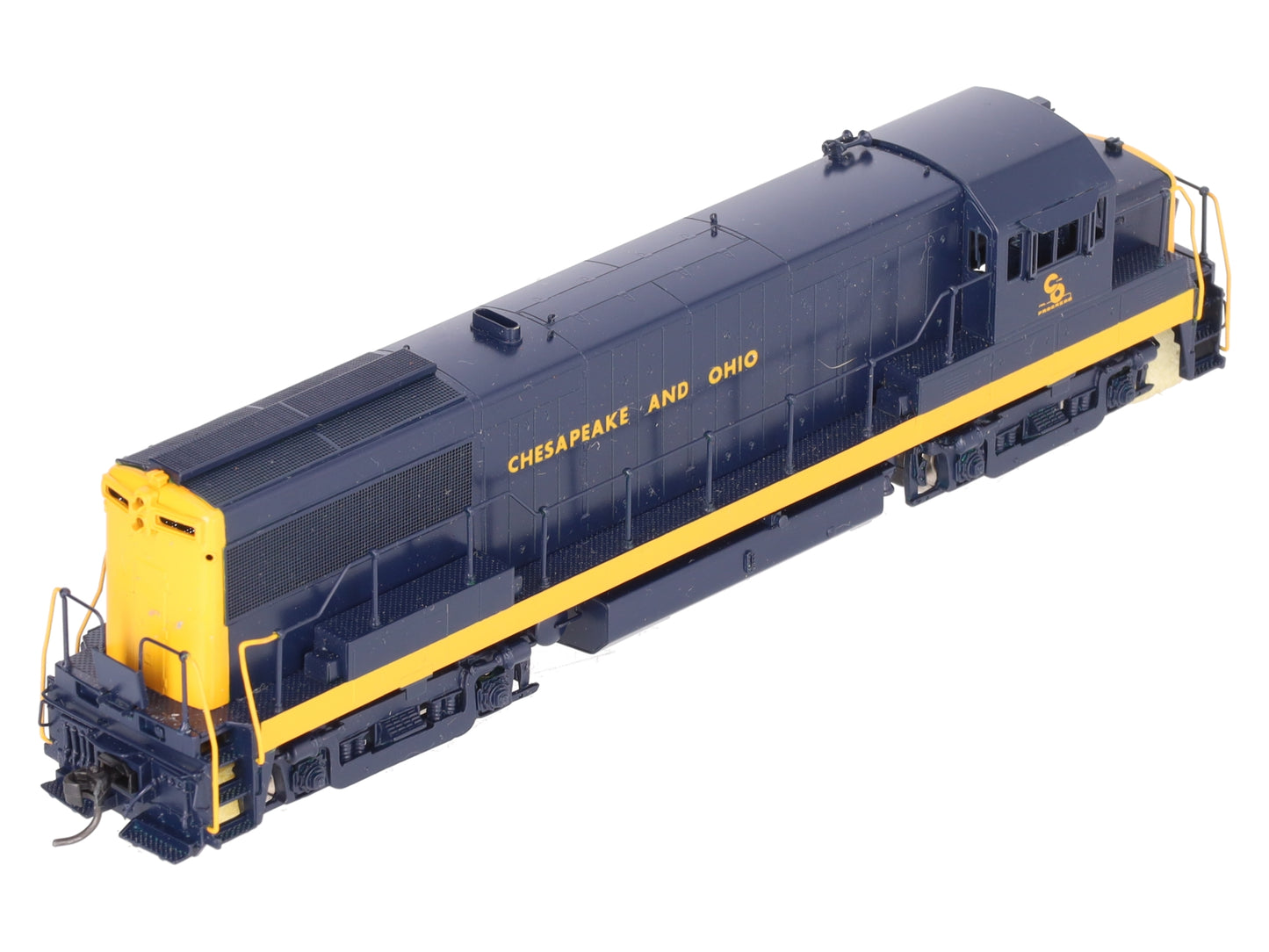 Oriental Limited HO BRASS C&O GE U25B 2500HP Diesel Engine Intermediate -Painted LN/Box