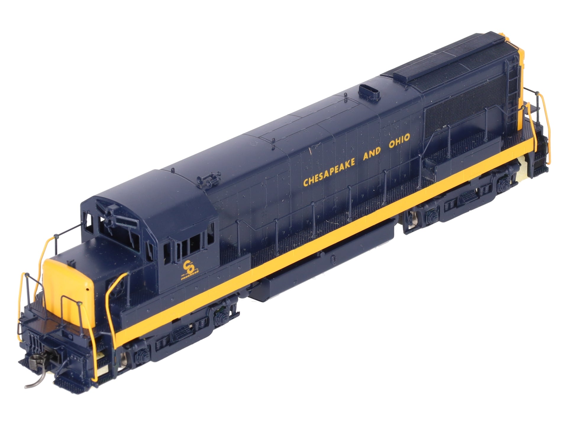 Oriental Limited HO BRASS C&O GE U25B 2500HP Diesel Engine Intermediate -Painted LN/Box