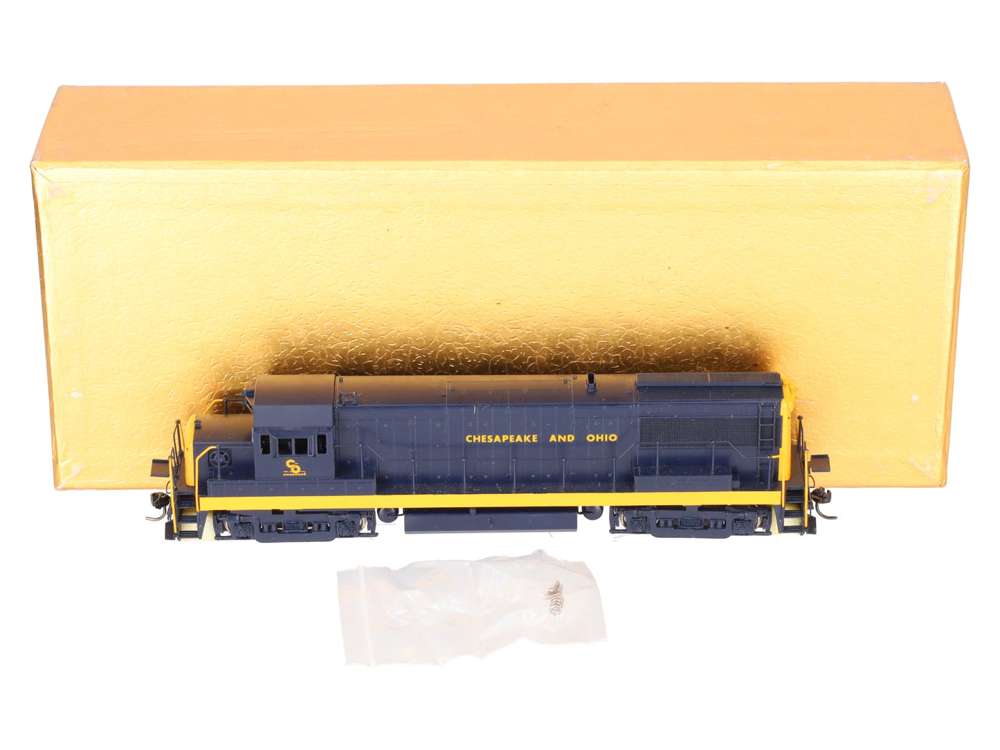 Oriental Limited HO BRASS C&O GE U25B 2500HP Diesel Engine Intermediate -Painted LN/Box