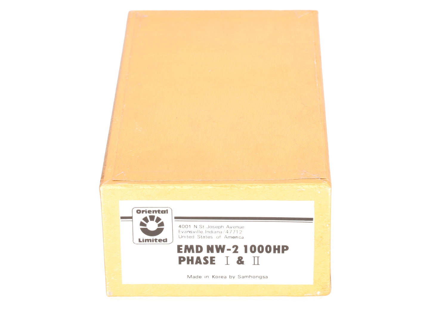 Oriental Limited HO Brass EMD NW-2 1000 HP Phase I & II Switcher - Unpainted LN/Box