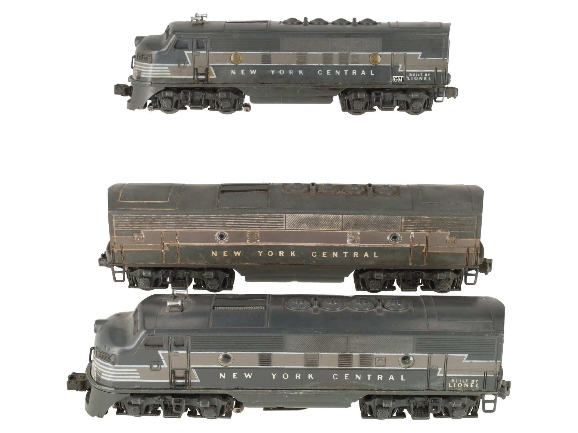 Lionel 2333 Vintage O Gauge New York Central F3 AA Diesel Locomotive Set