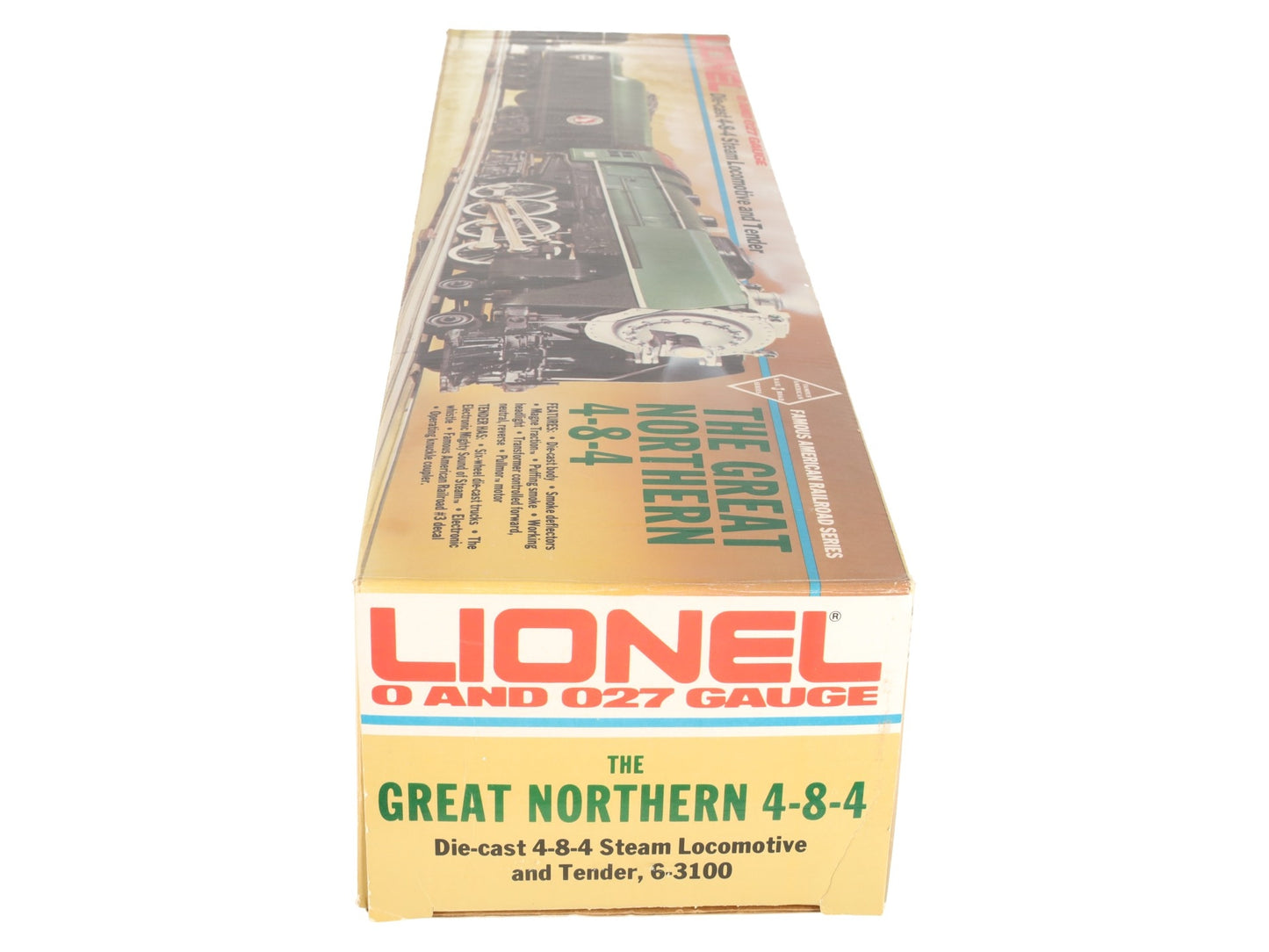 Lionel 6-3100 O Gauge Great Northern 4-8-4 Steam Locomotive & Tender #3100 LN/Box