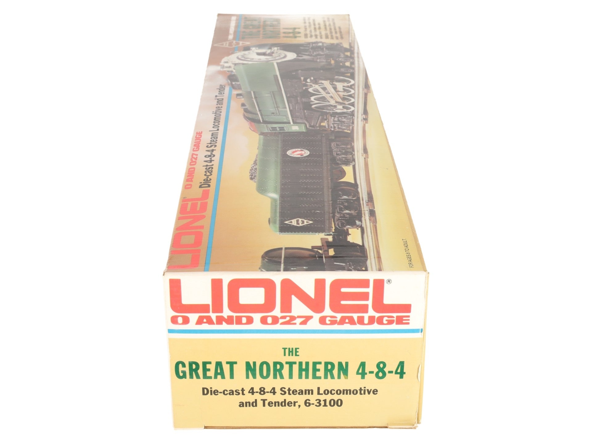 Lionel 6-3100 O Gauge Great Northern 4-8-4 Steam Locomotive & Tender #3100 LN/Box