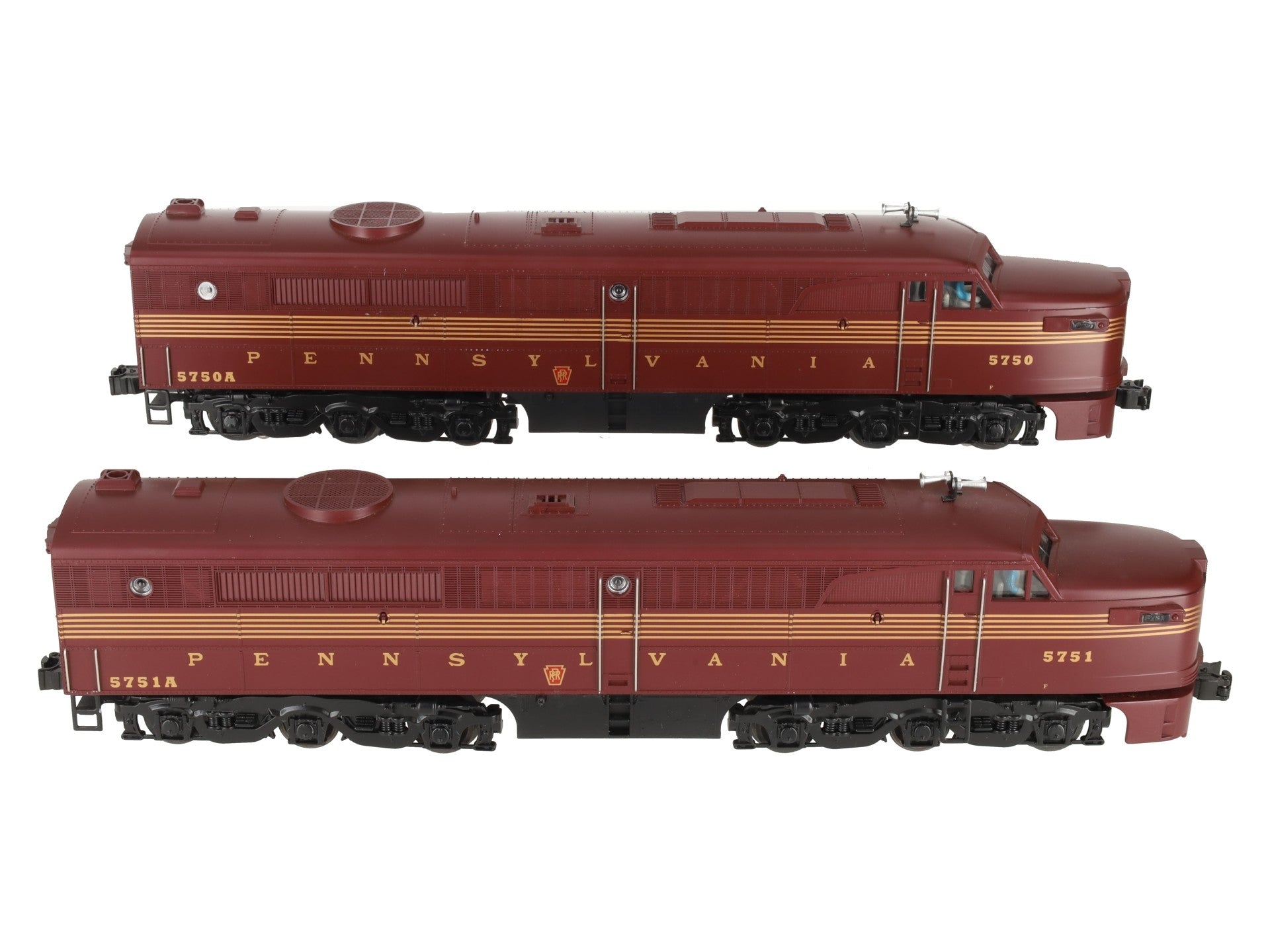 Lionel 6-18245 O Pennsylvania Alco PA-1 AA Diesel Engine Set #5750/5751 w/TMCC EX