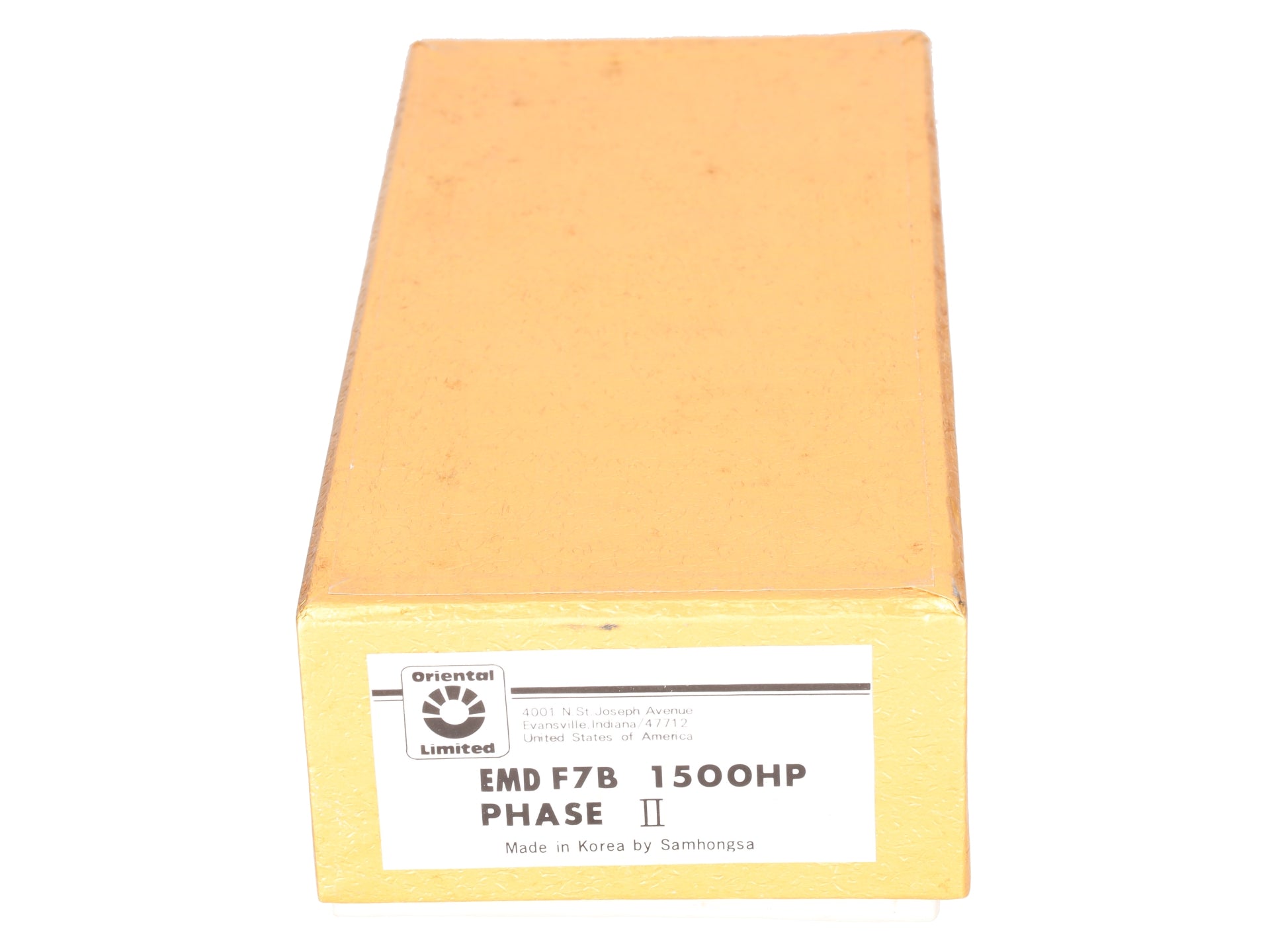 Oriental Limited HO BRASS EMD F7B 1500HP Diesel Locomotive Phase II -Unpainted EX/Box