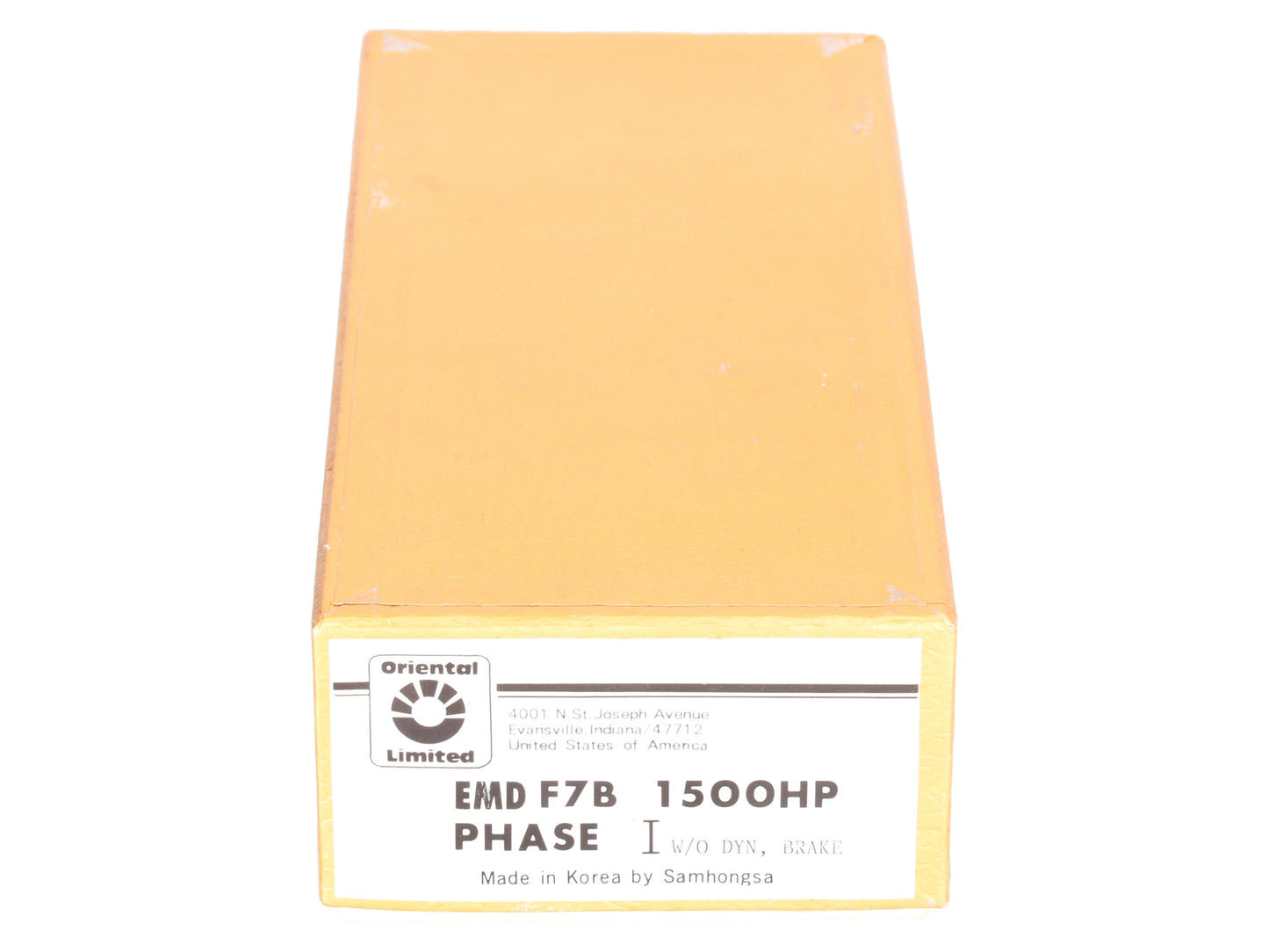 Oriental Limited HO BRASS EMD E7B Diesel Loco Phase I w/o Dyn. Brakes -Unpainted LN/Box